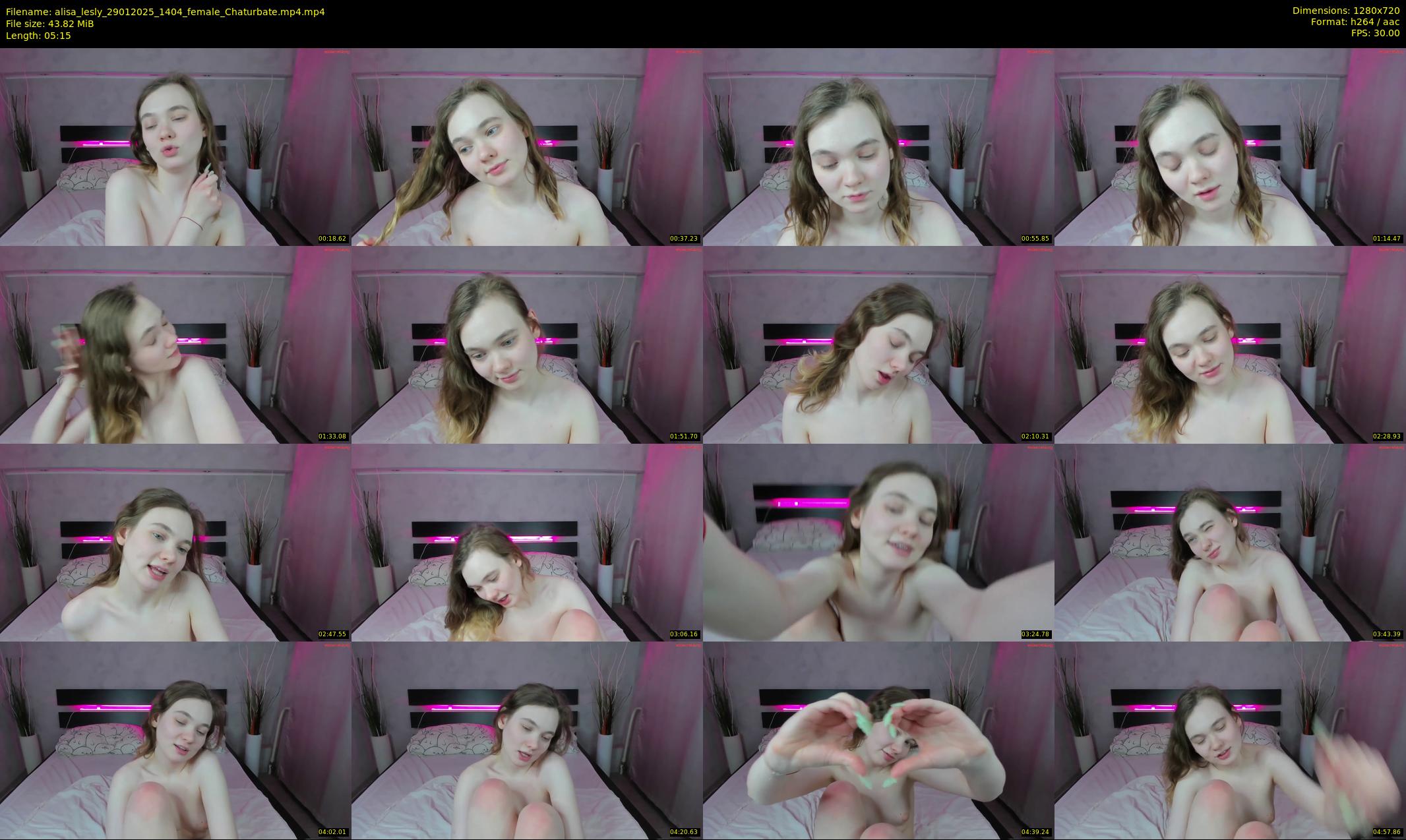 alisa_lesly — 6 minute Chaturbate female cam show recording, 720p, Jan 29, 2025