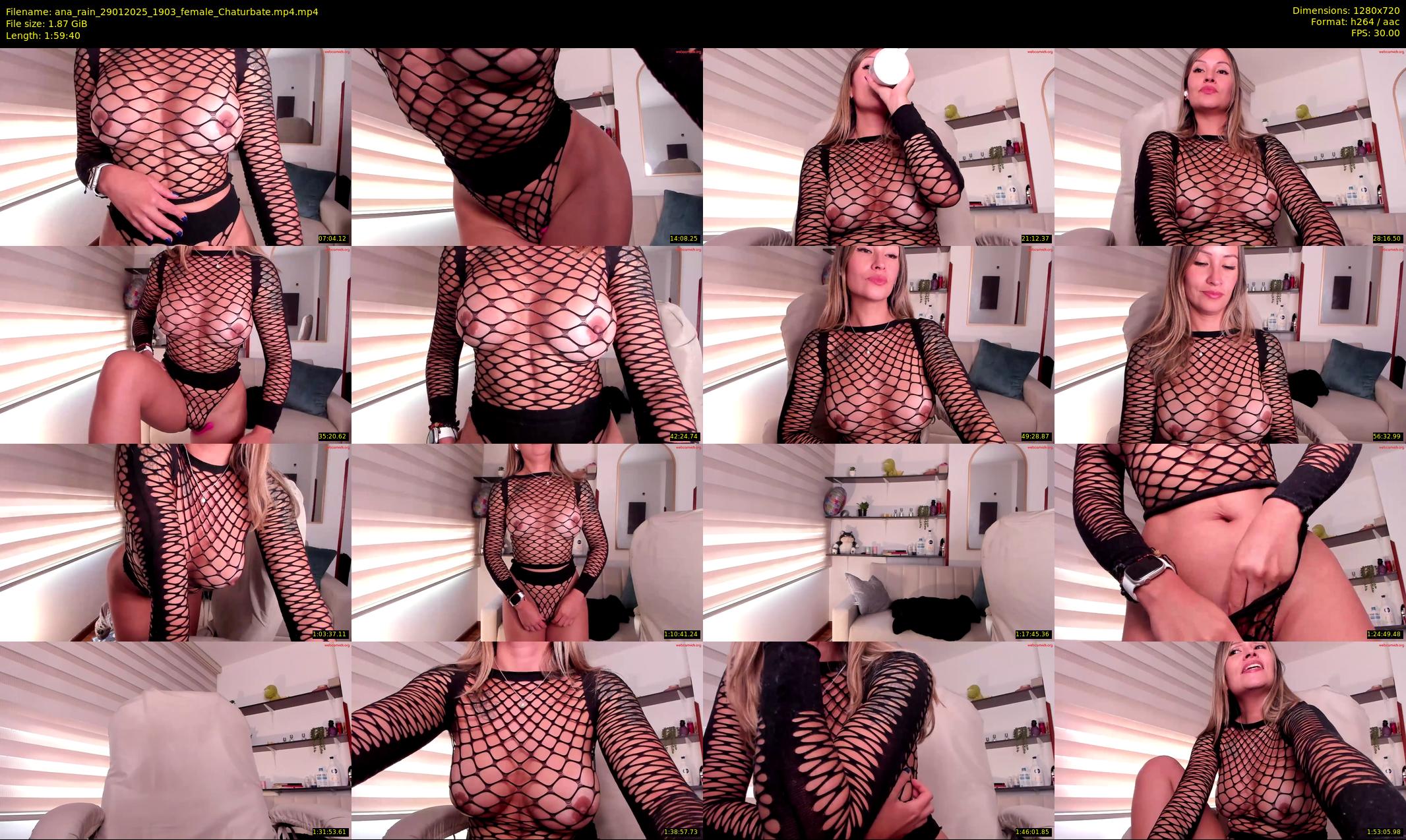 ana_rain — 120 minute Chaturbate female cam show recording, 720p, Jan 29, 2025
