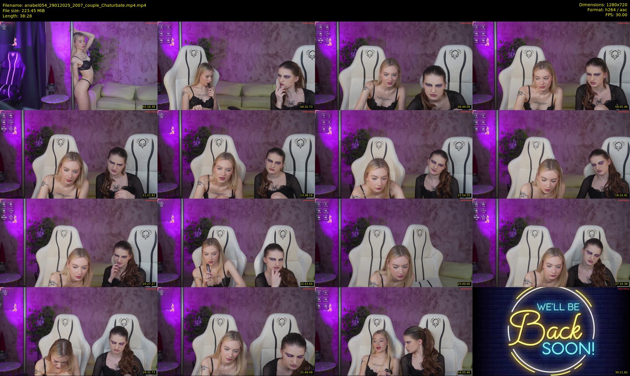 anabel054 — 39 minute Chaturbate female cam show recording, 720p, Jan 29, 2025