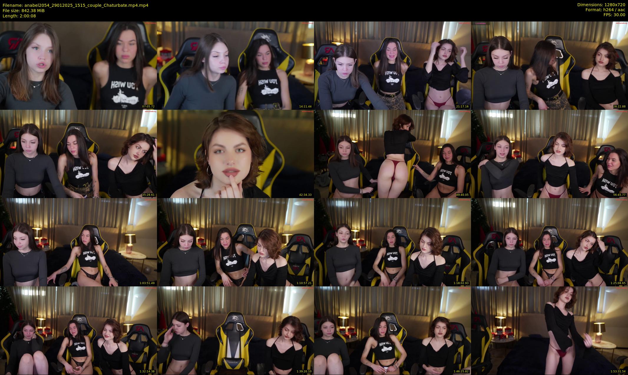 anabel2054 — 121 minute Chaturbate female cam show recording, 720p, Jan 29, 2025