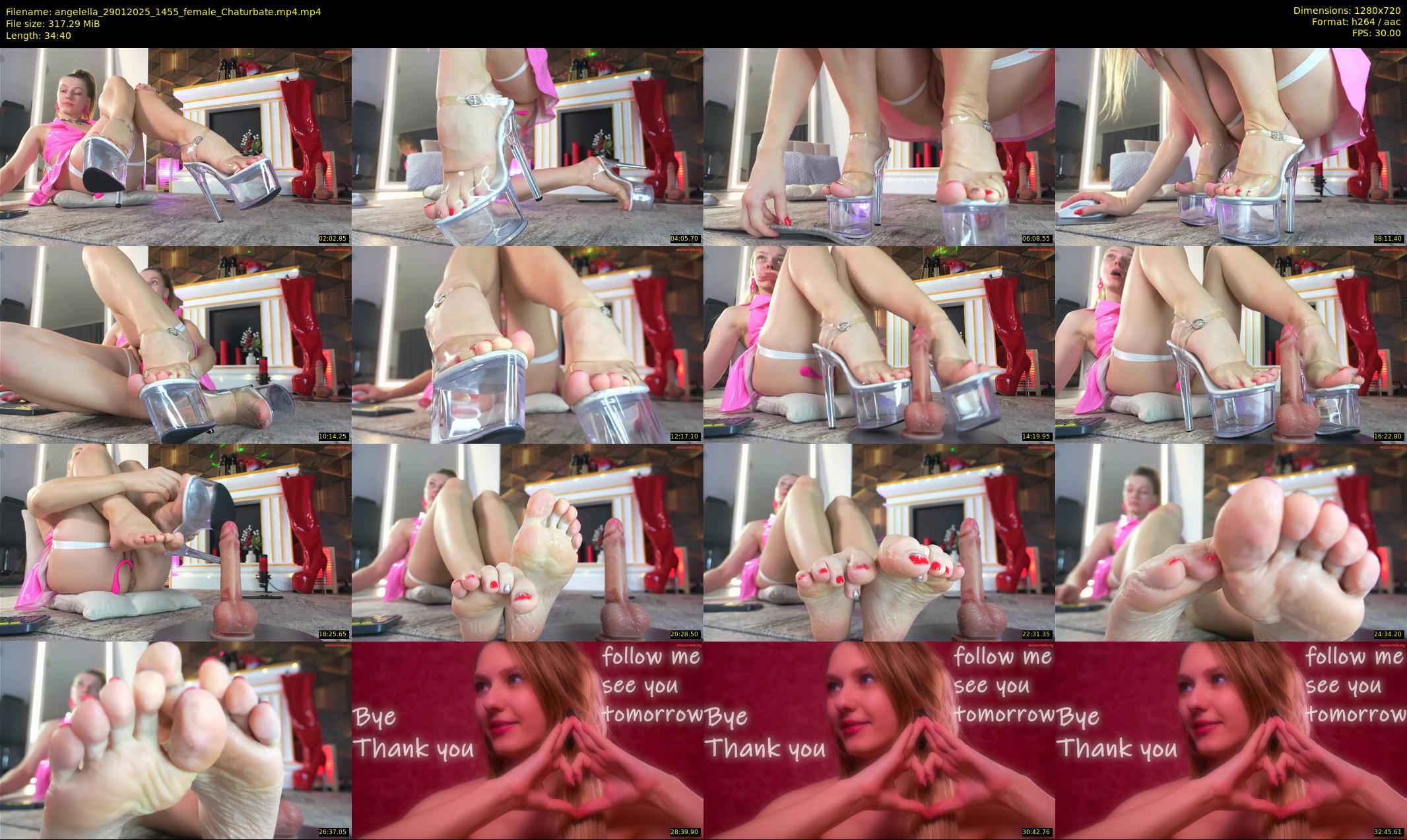 angelella — 35 minute Chaturbate female cam show recording, 720p, Jan 29, 2025