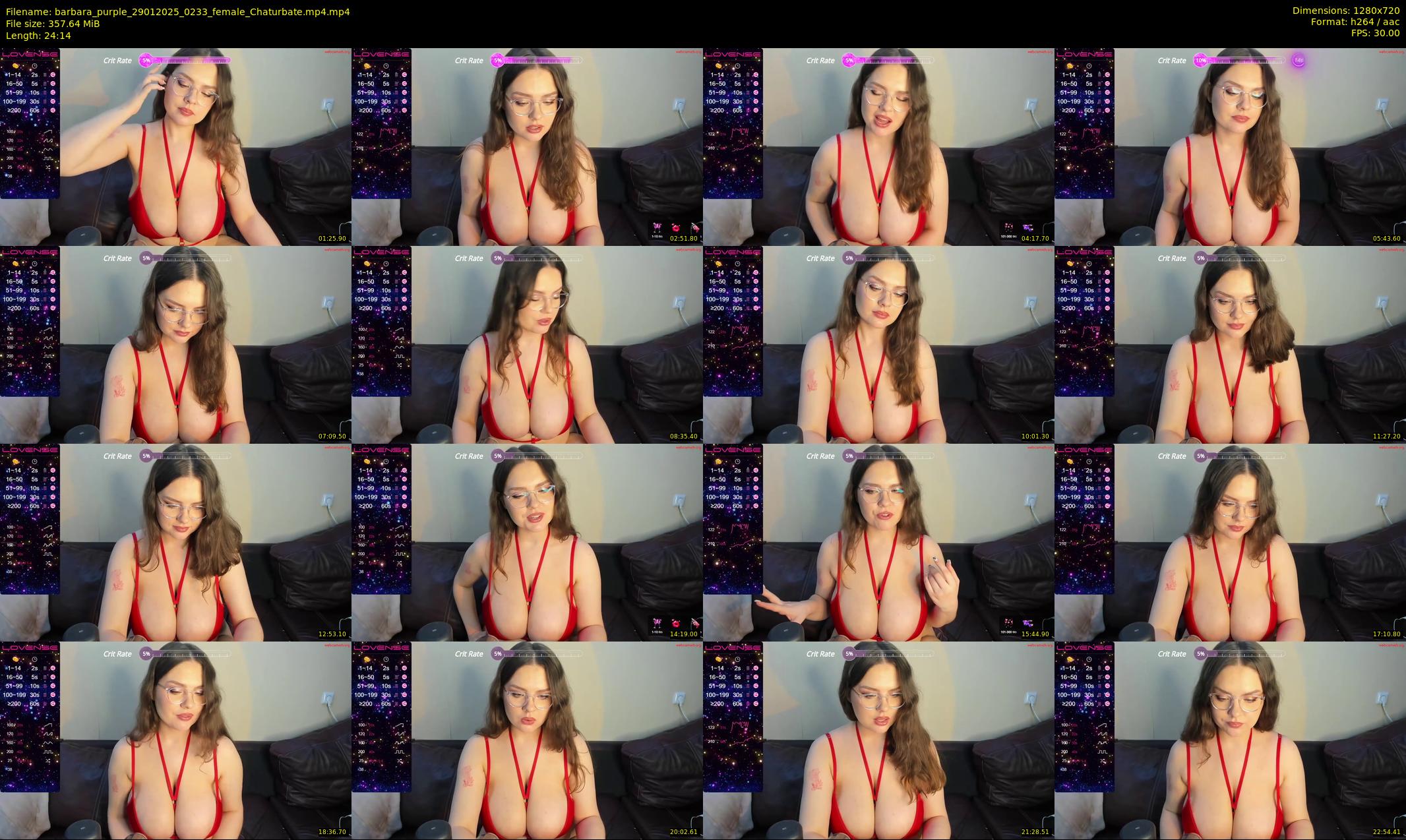 barbara_purple — 25 minute Chaturbate female cam show recording, 720p, Jan 29, 2025