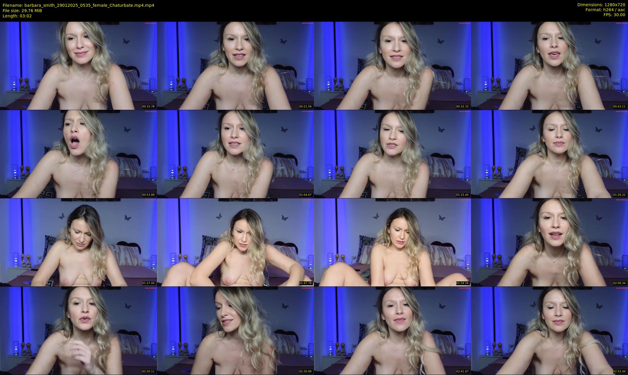 barbara_smith — 4 minute Chaturbate female cam show recording, 720p, Jan 29, 2025