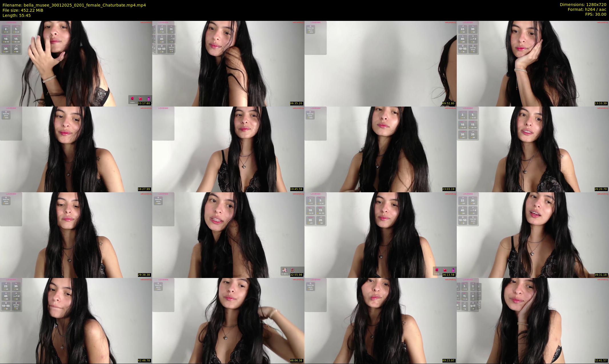 bella_musee — 56 minute Chaturbate female cam show recording, 720p, Jan 30, 2025