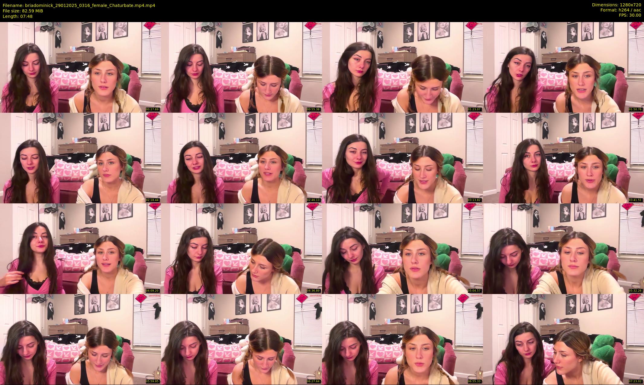 briadominick — 8 minute Chaturbate couple cam show recording, 720p, Jan 29, 2025
