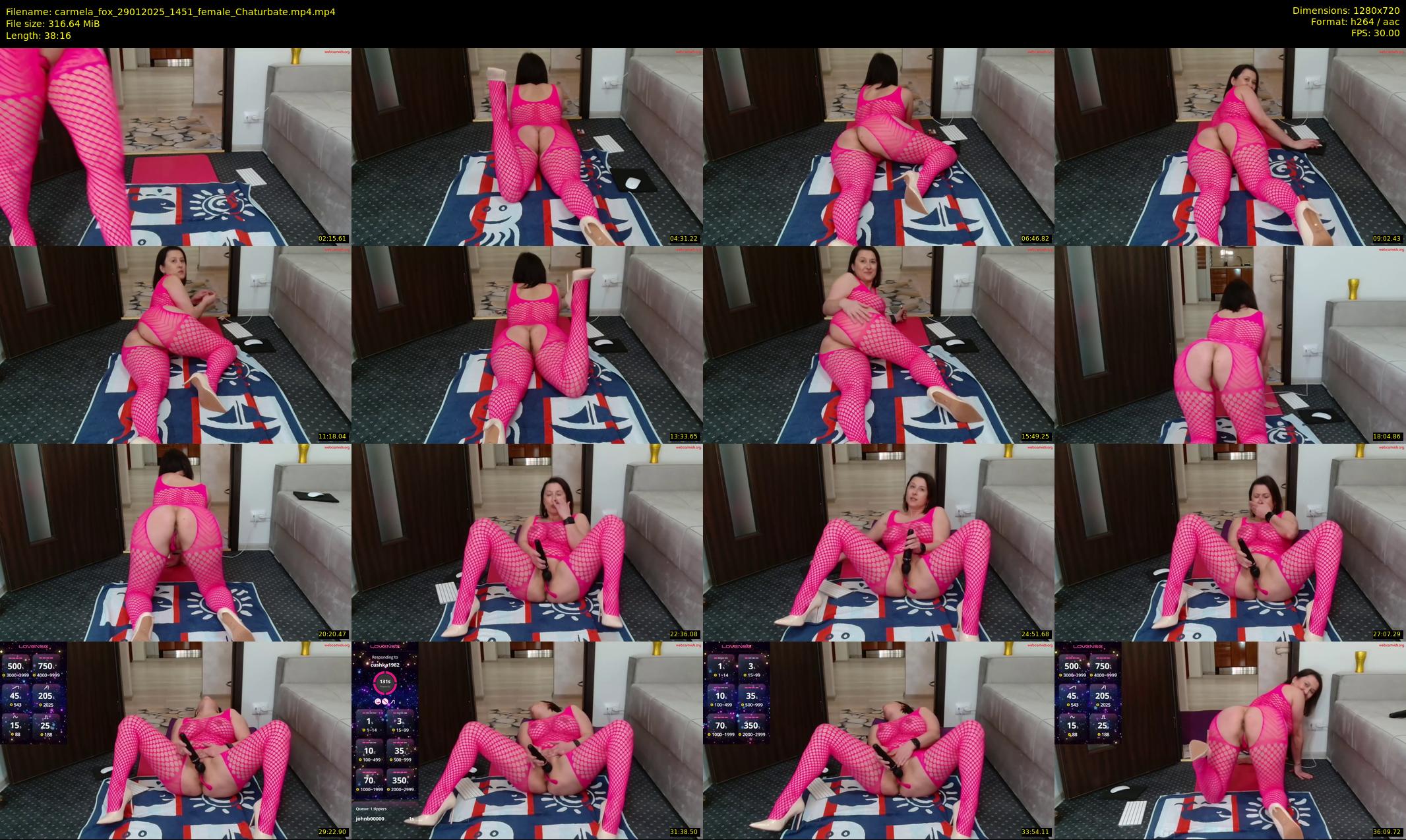carmela_fox — 39 minute Chaturbate female cam show recording, 720p, Jan 29, 2025