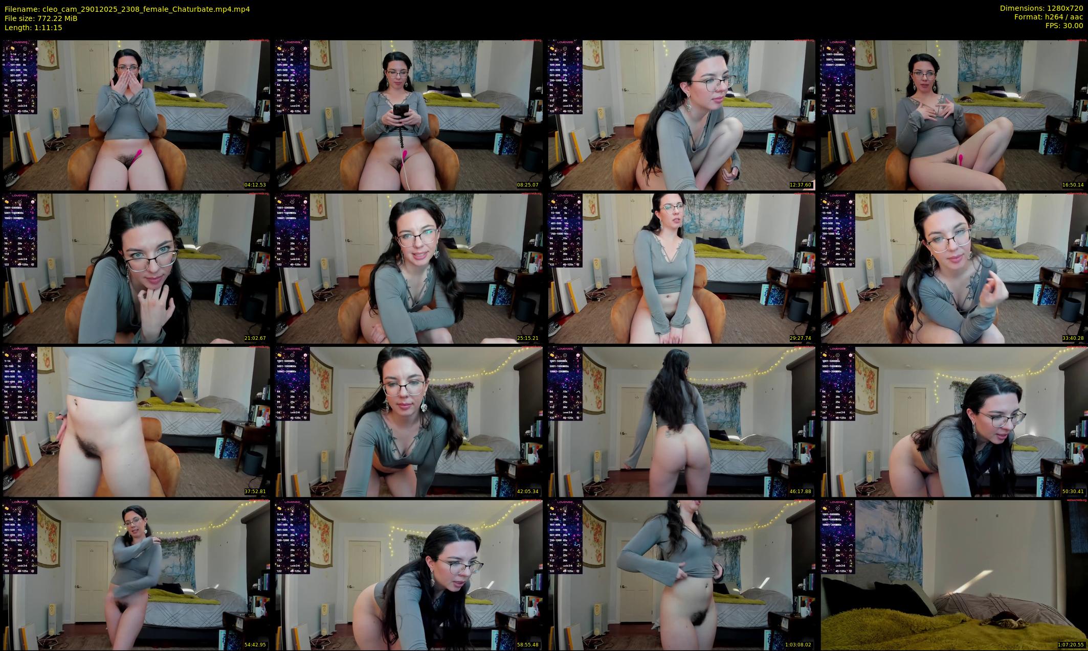 cleo_cam — 72 minute Chaturbate female cam show recording, 720p, Jan 29, 2025