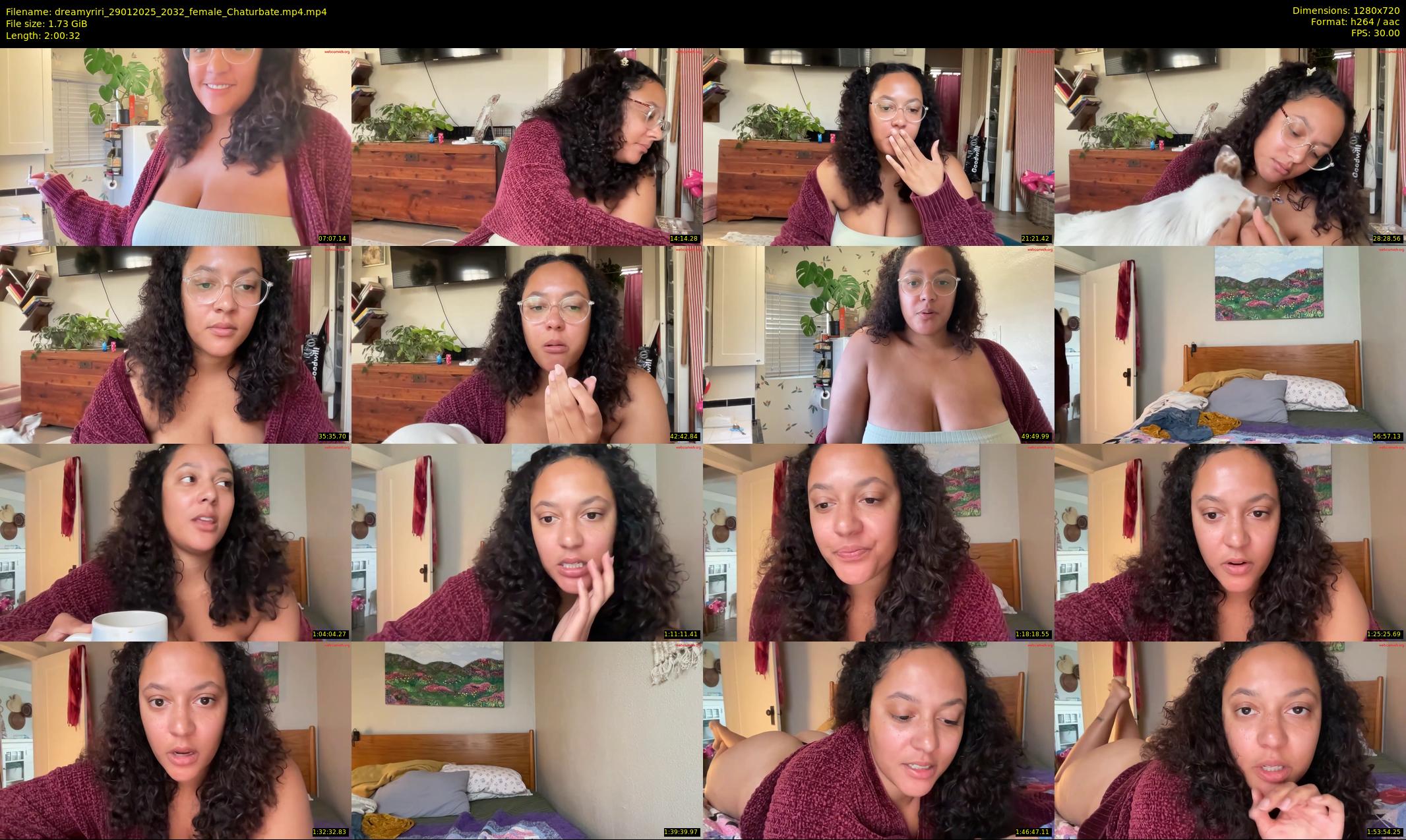 dreamyriri — 121 minute Chaturbate female cam show recording, 720p, Jan 29, 2025