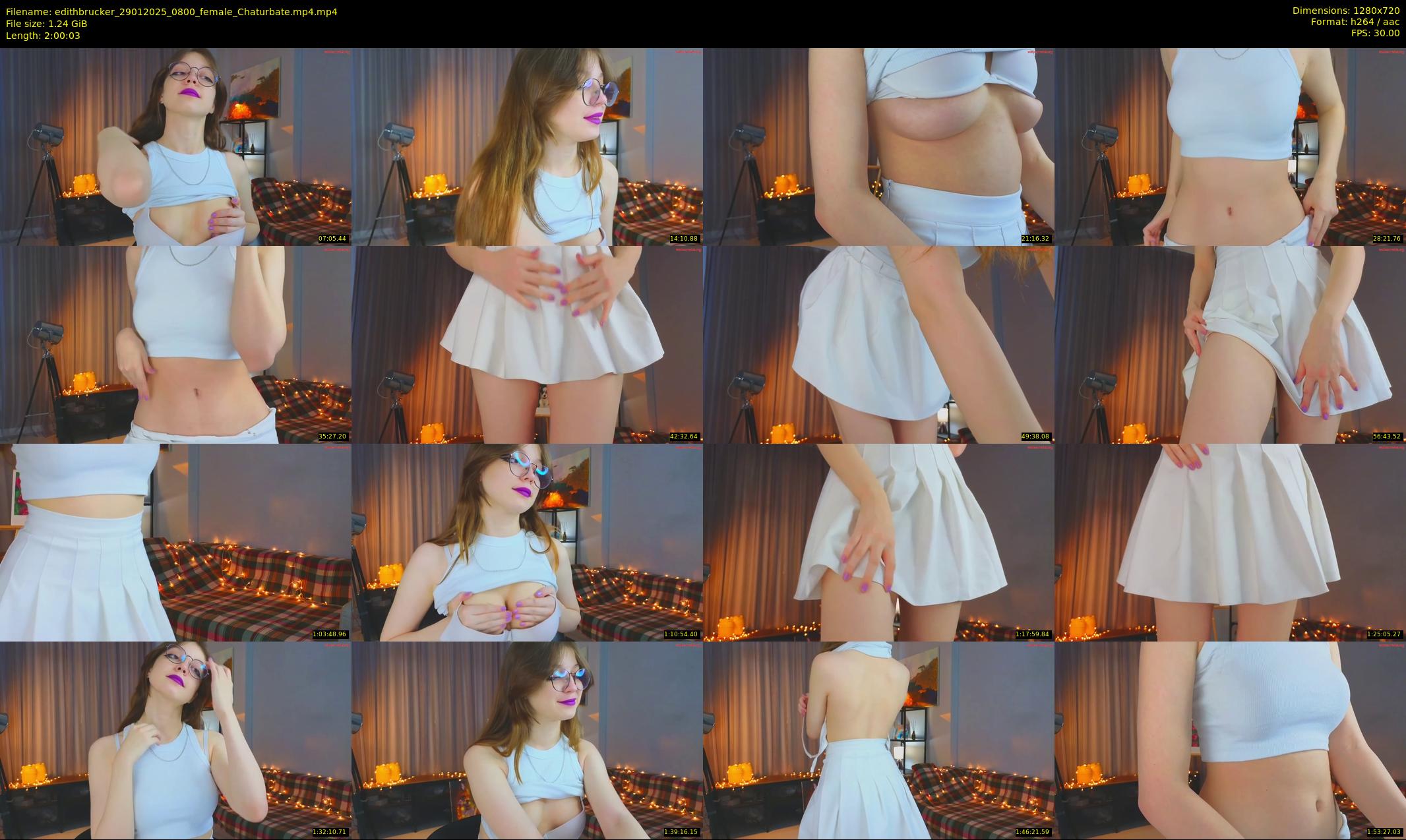 edithbrucker — 121 minute Chaturbate female cam show recording, 720p, Jan 29, 2025