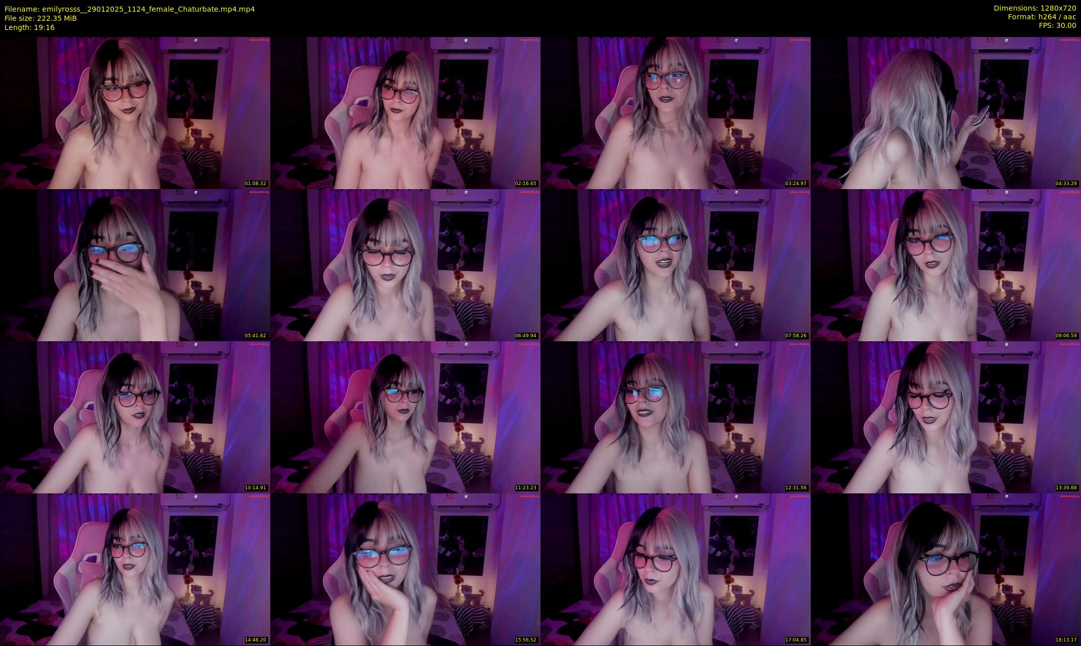 emilyrosss_ — 20 minute Chaturbate female cam show recording, 720p, Jan 29, 2025