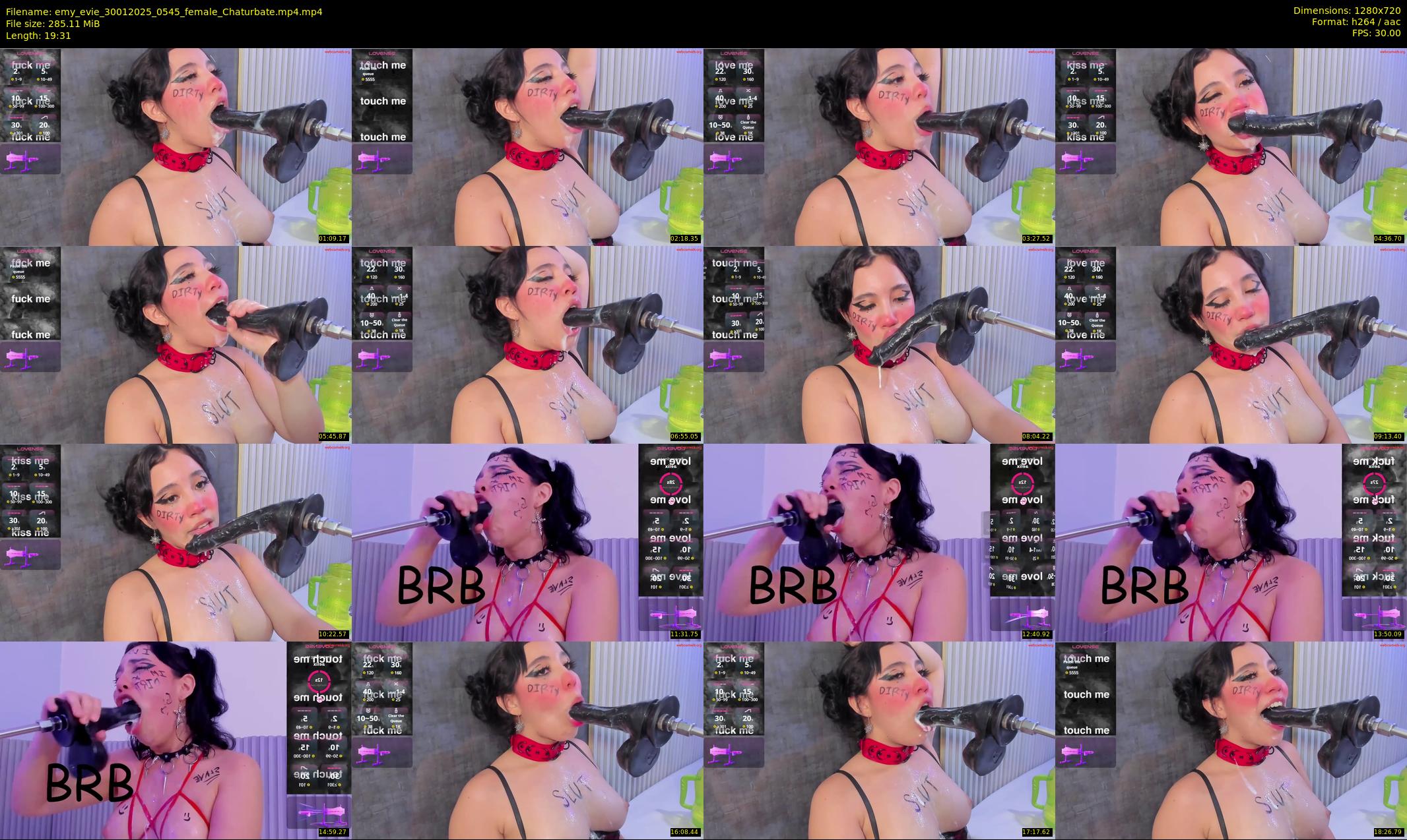 emy_evie — 20 minute Chaturbate female cam show recording, 720p, Jan 30, 2025