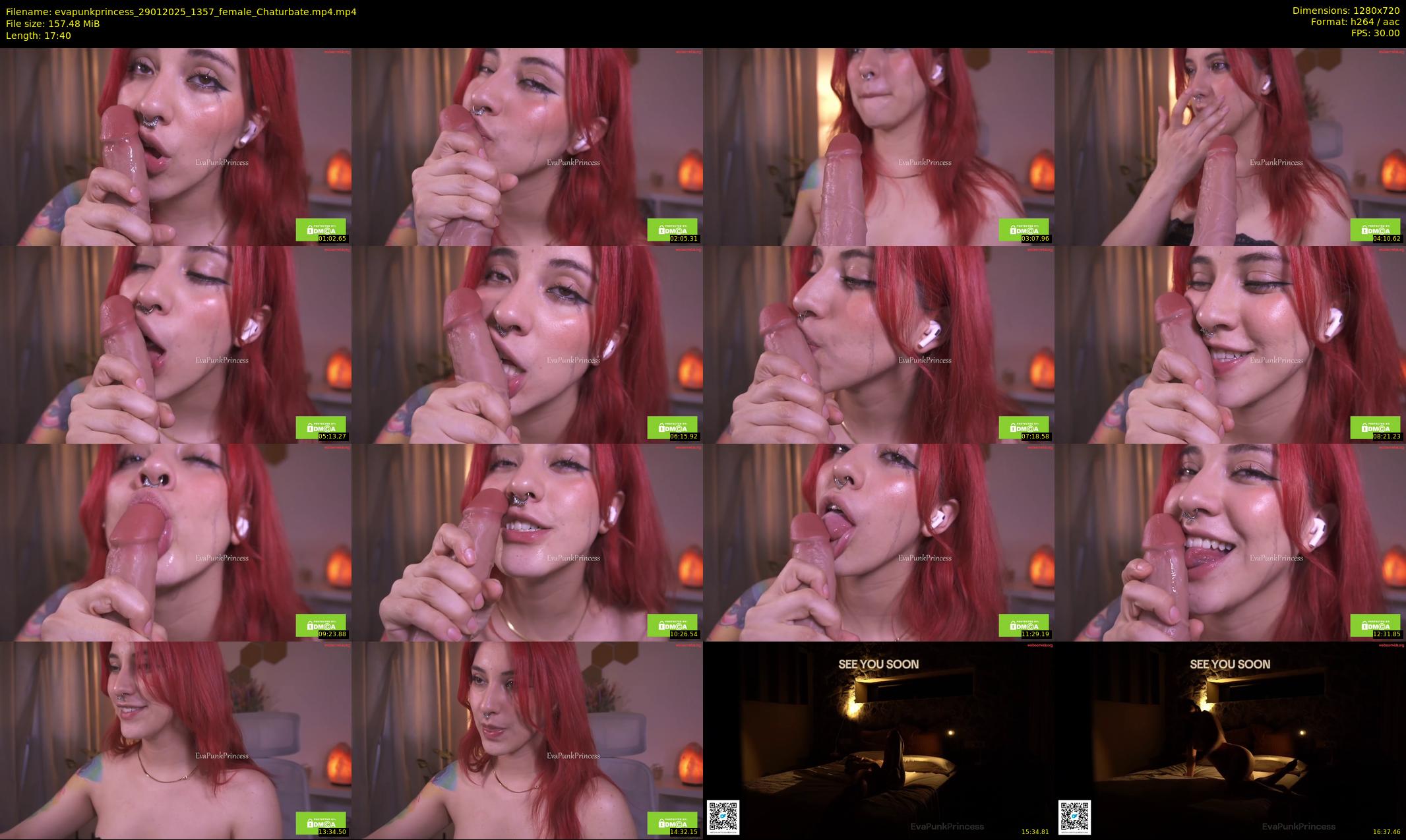 evapunkprincess — 18 minute Chaturbate female cam show recording, 720p, Jan 29, 2025