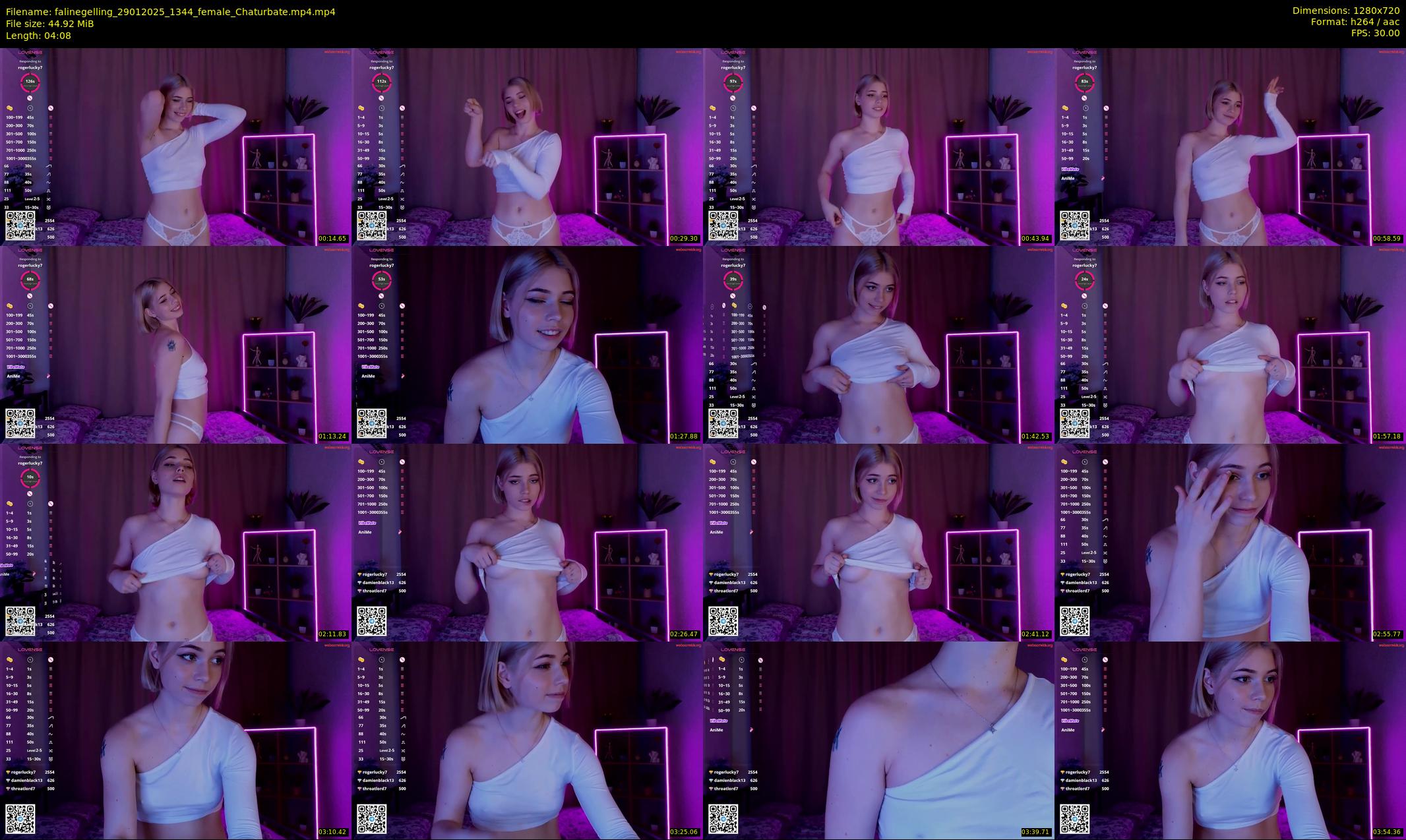 falinegelling — 5 minute Chaturbate female cam show recording, 720p, Jan 29, 2025