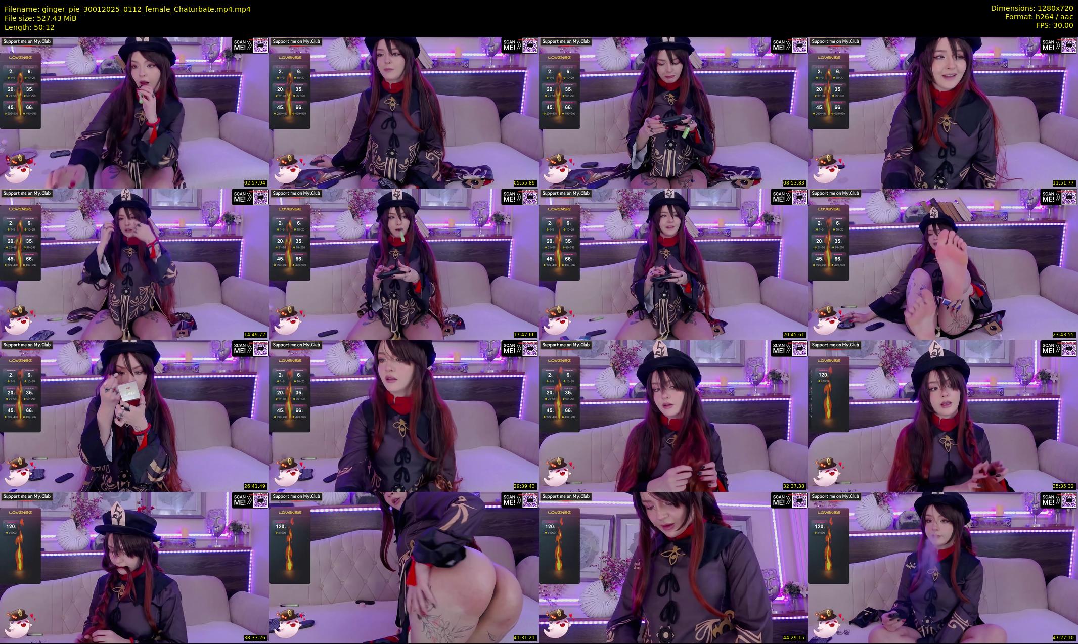 ginger_pie — 51 minute Chaturbate female cam show recording, 720p, Jan 30, 2025