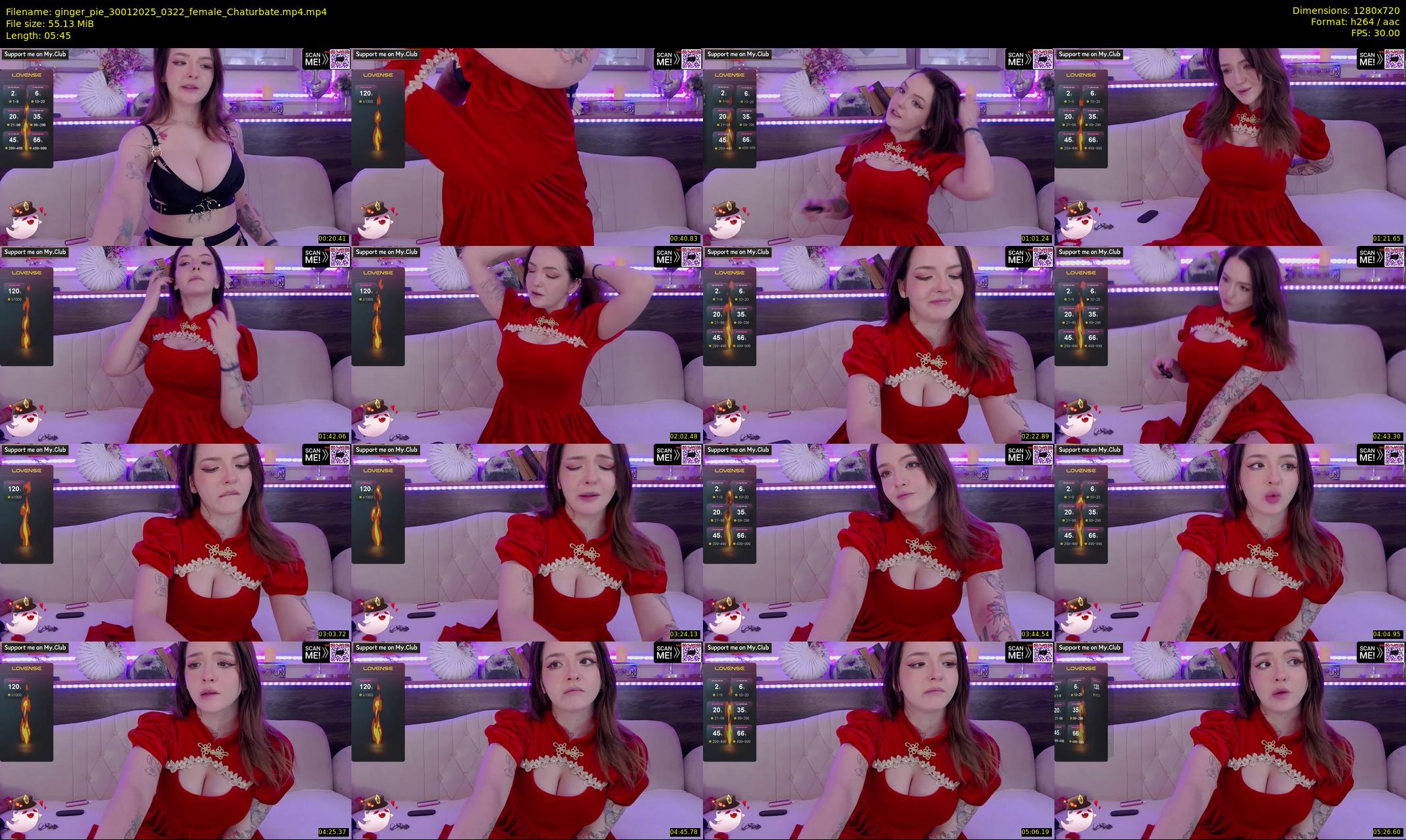 ginger_pie — 6 minute Chaturbate female cam show recording, 720p, Jan 30, 2025