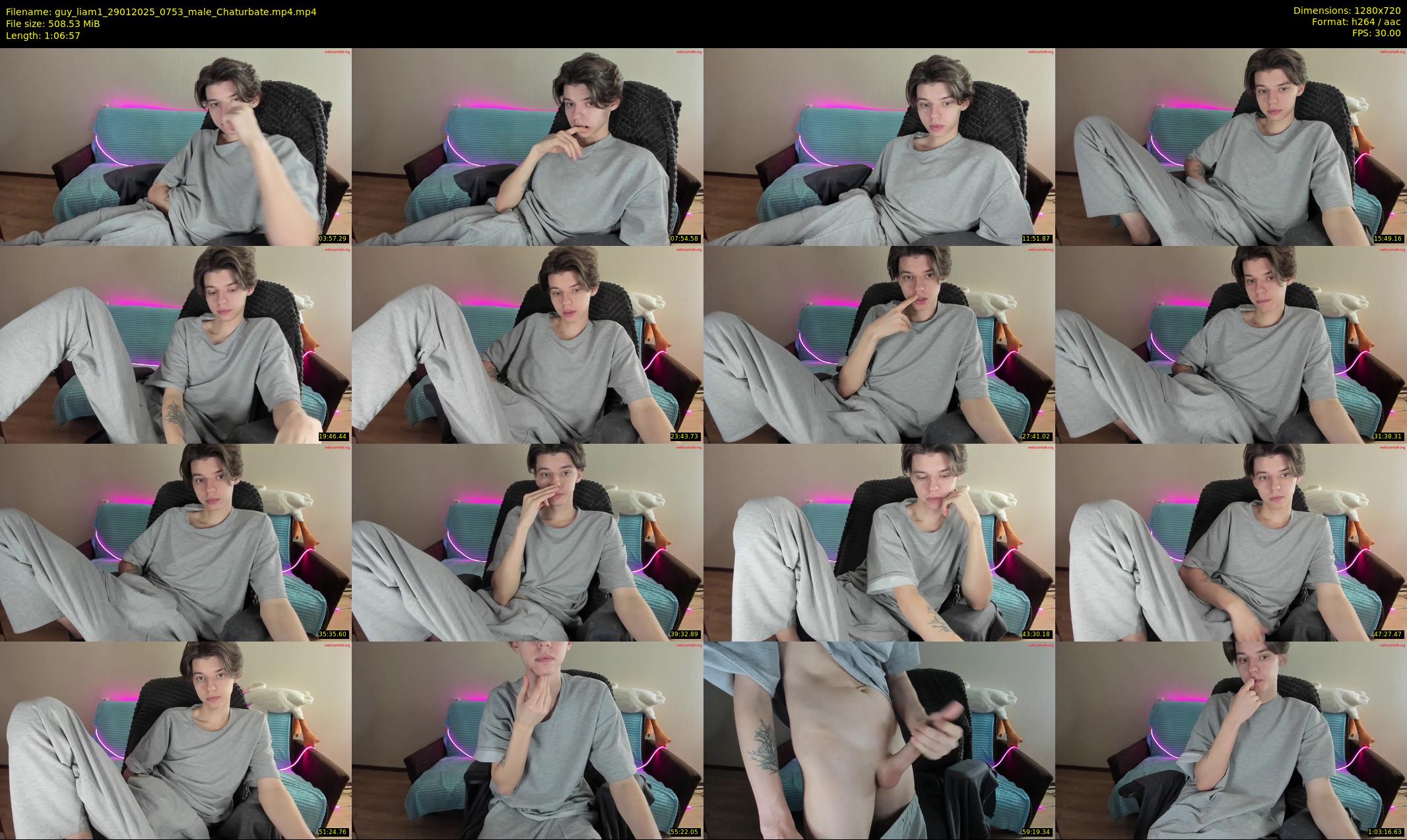 guy_liam1 — 67 minute Chaturbate male cam show recording, 720p, Jan 29, 2025
