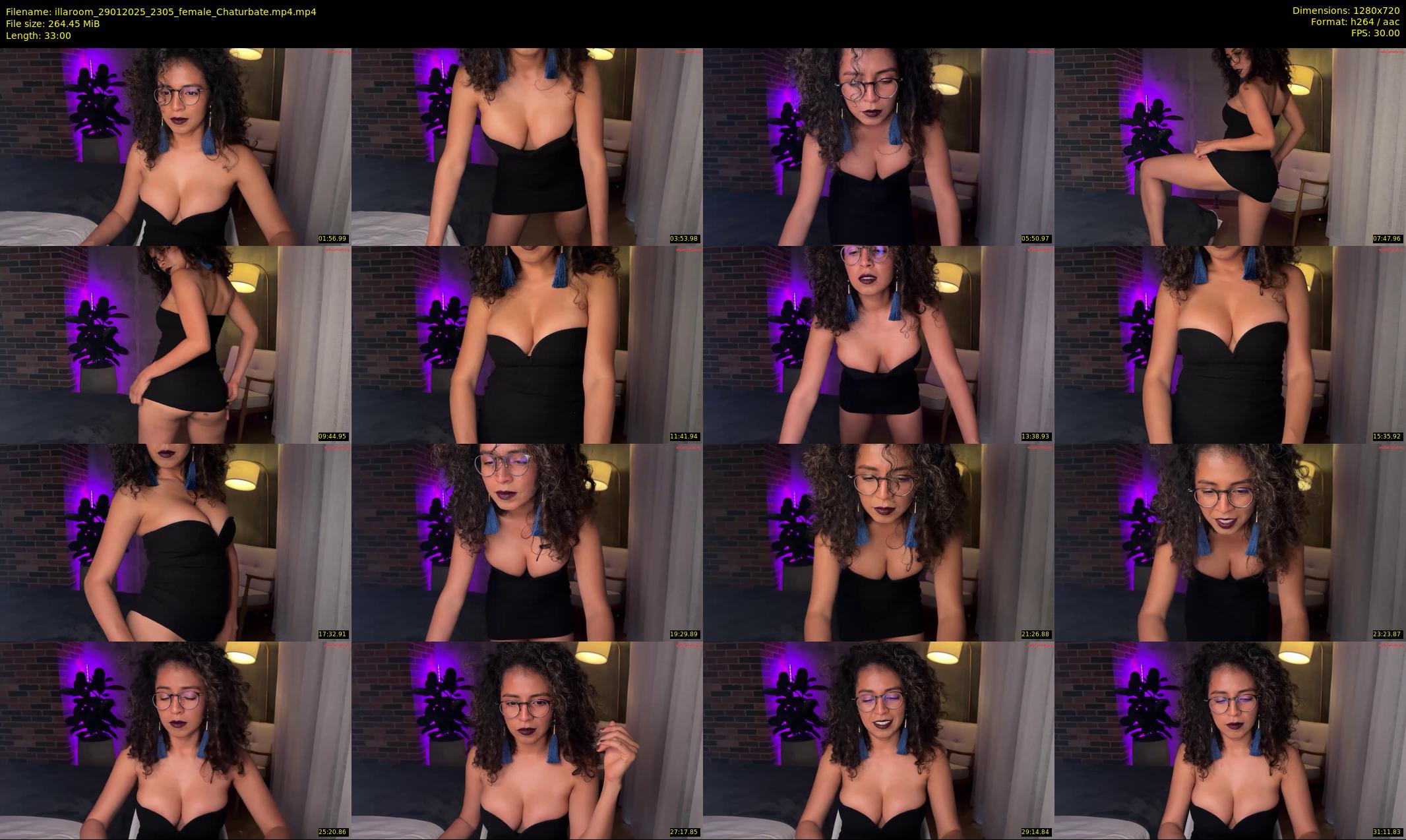 illaroom — 33 minute Chaturbate female cam show recording, 720p, Jan 29, 2025
