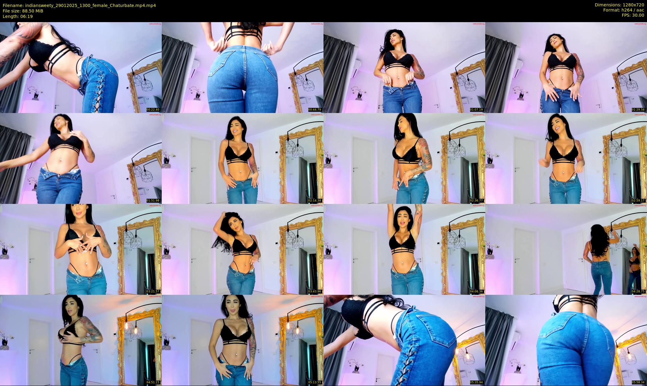indiansweety — 7 minute Chaturbate female cam show recording, 720p, Jan 29, 2025