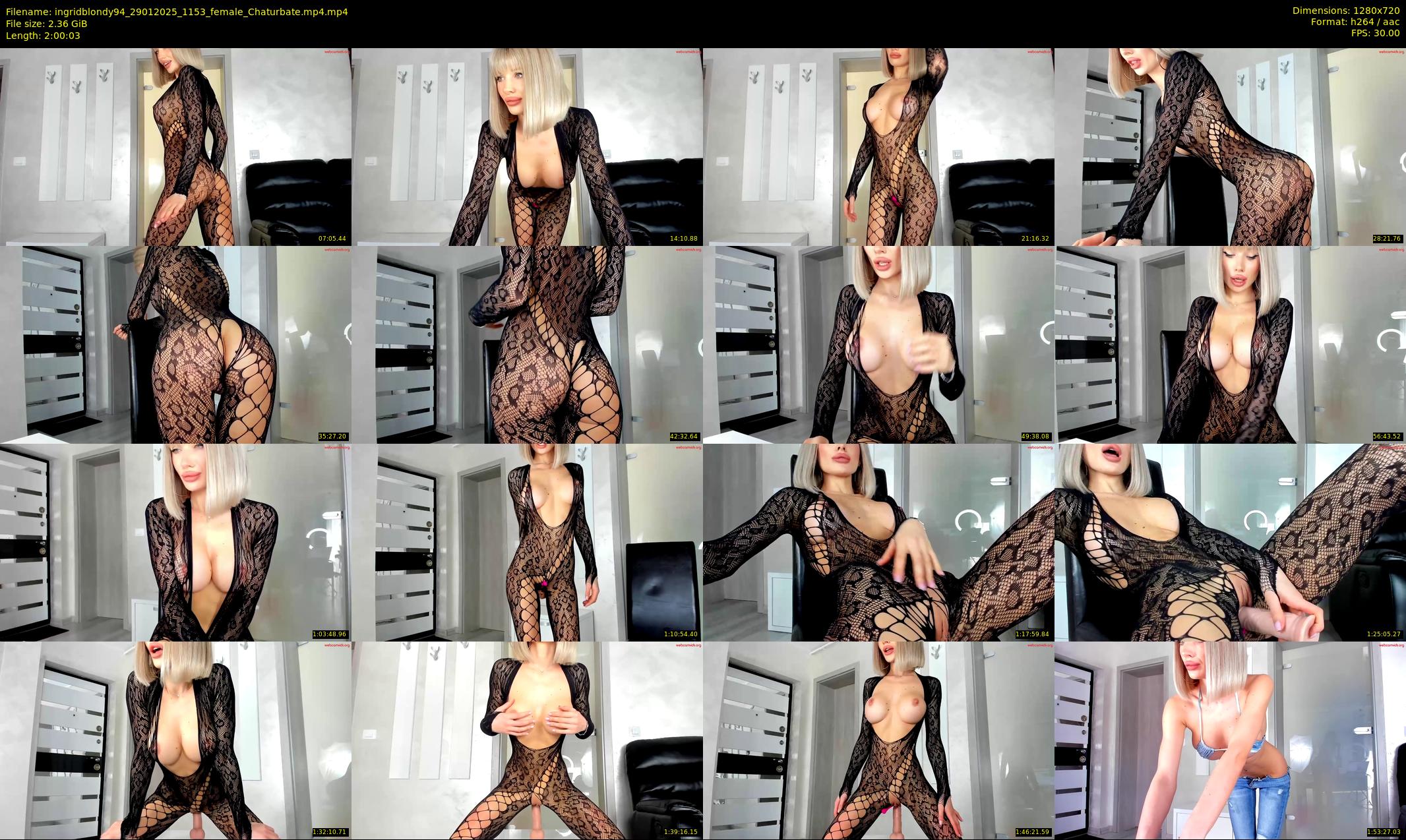 ingridblondy94 — 121 minute Chaturbate female cam show recording, 720p, Jan 29, 2025
