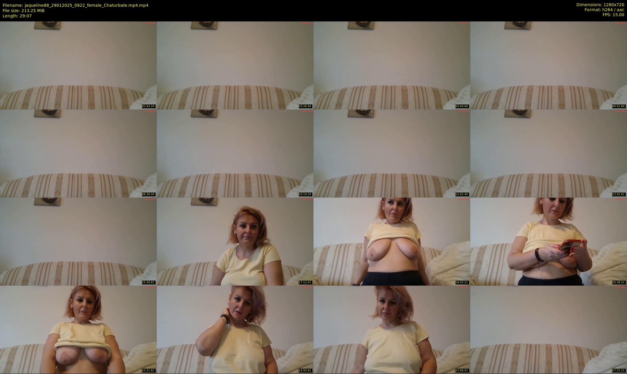 jaqueline88 — 30 minute Chaturbate female cam show recording, 720p, Jan 29, 2025
