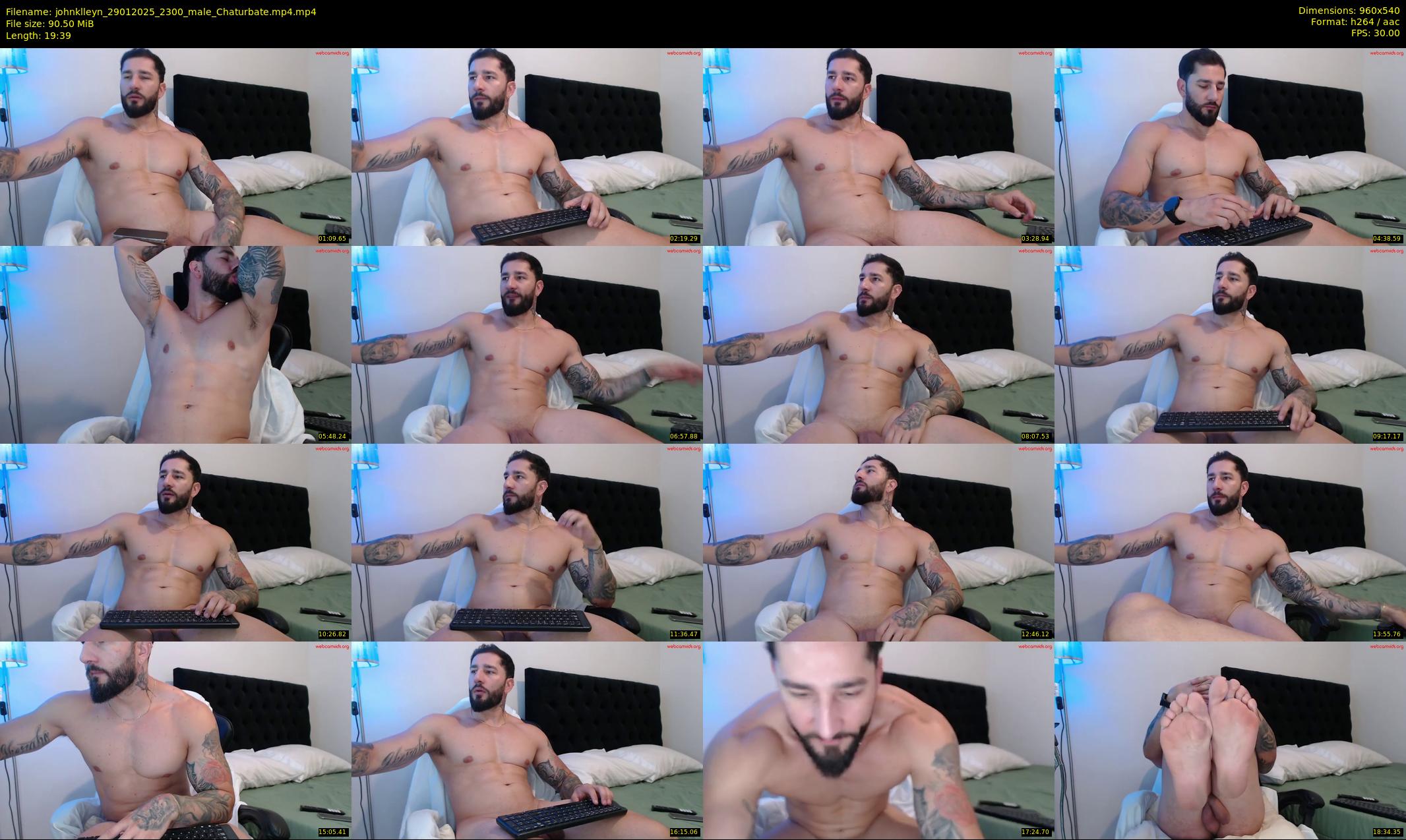 johnklleyn — 20 minute Chaturbate male cam show recording, 480p, Jan 29, 2025
