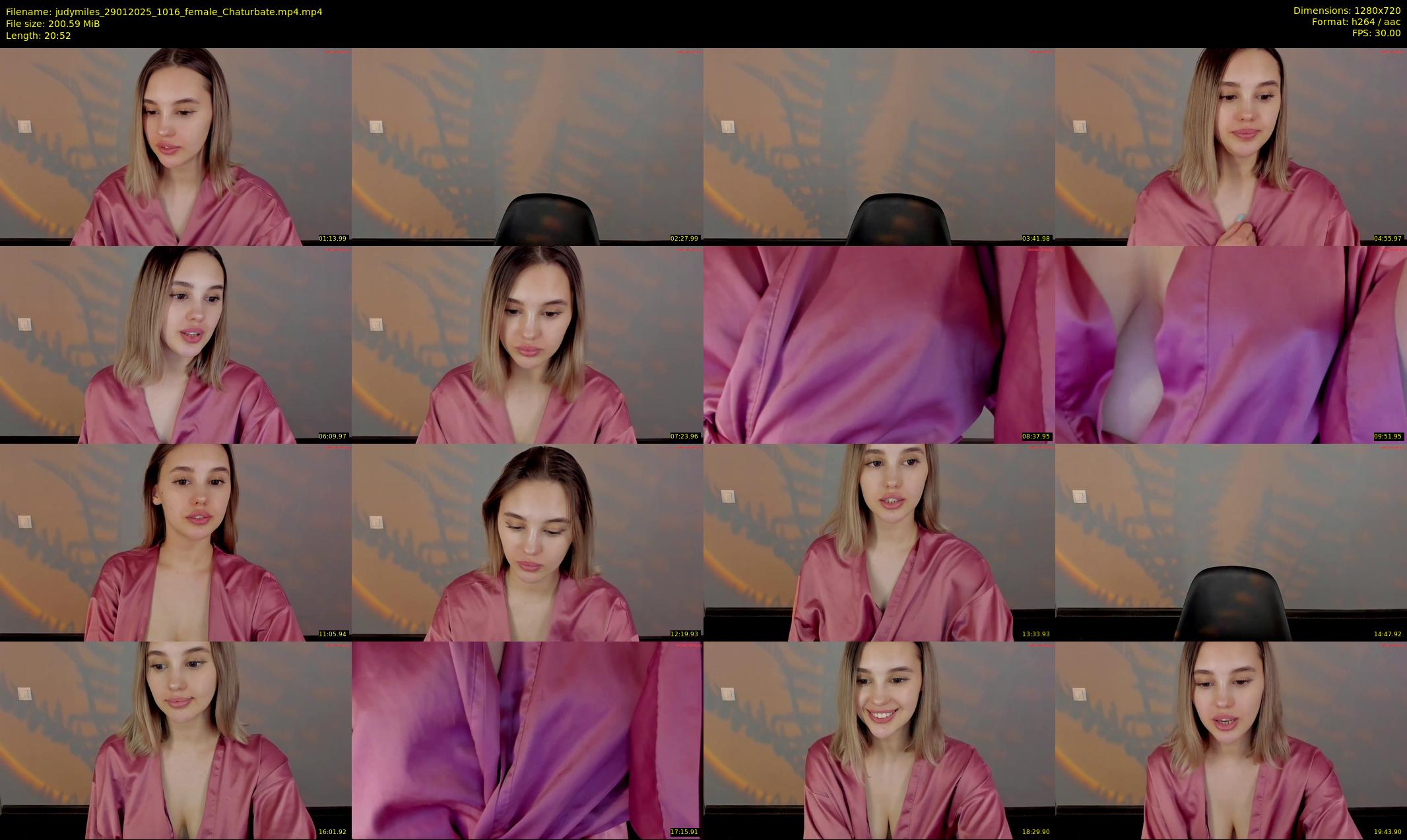 judymiles — 21 minute Chaturbate female cam show recording, 720p, Jan 29, 2025