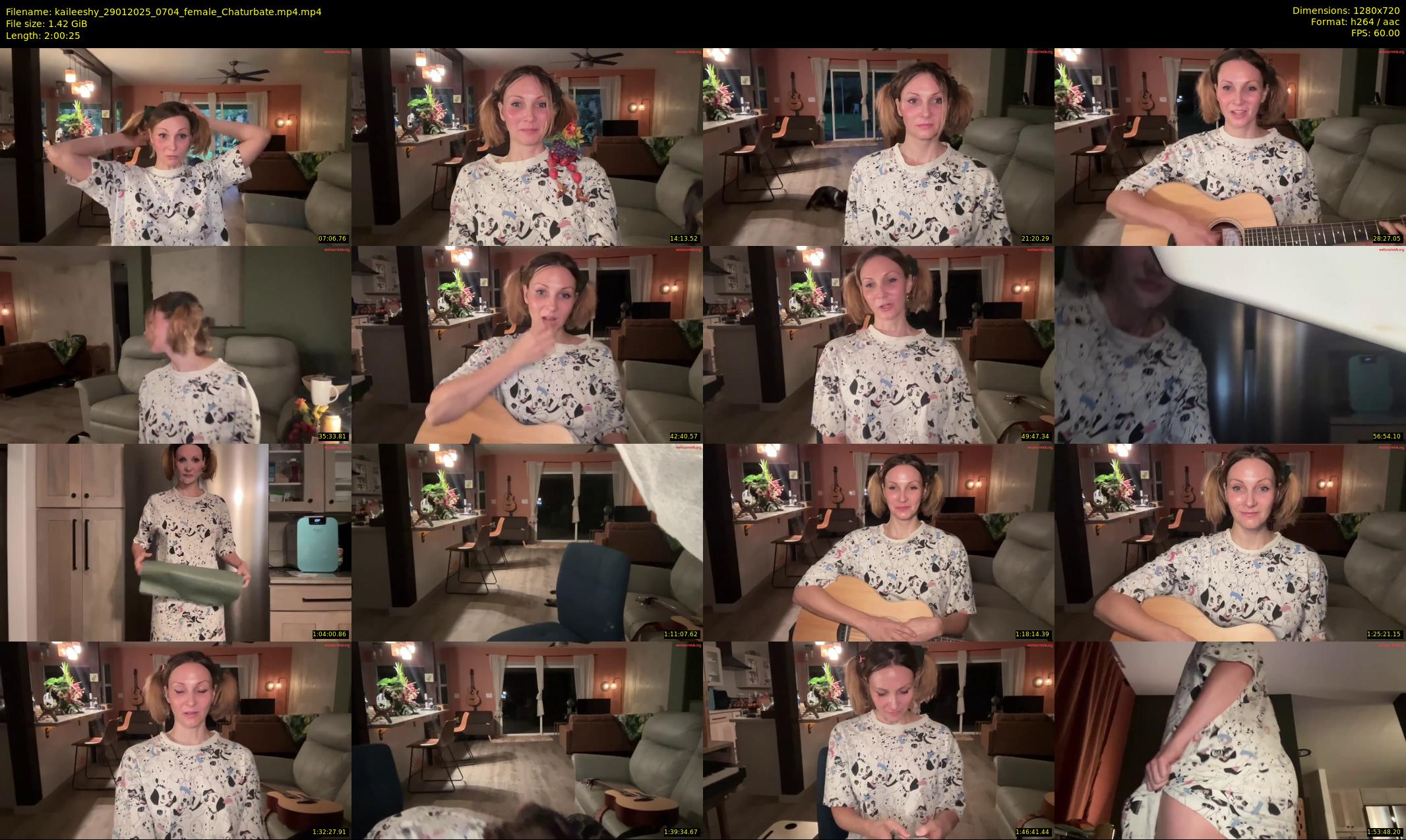 kaileeshy — 121 minute Chaturbate female cam show recording, 720p, Jan 29, 2025