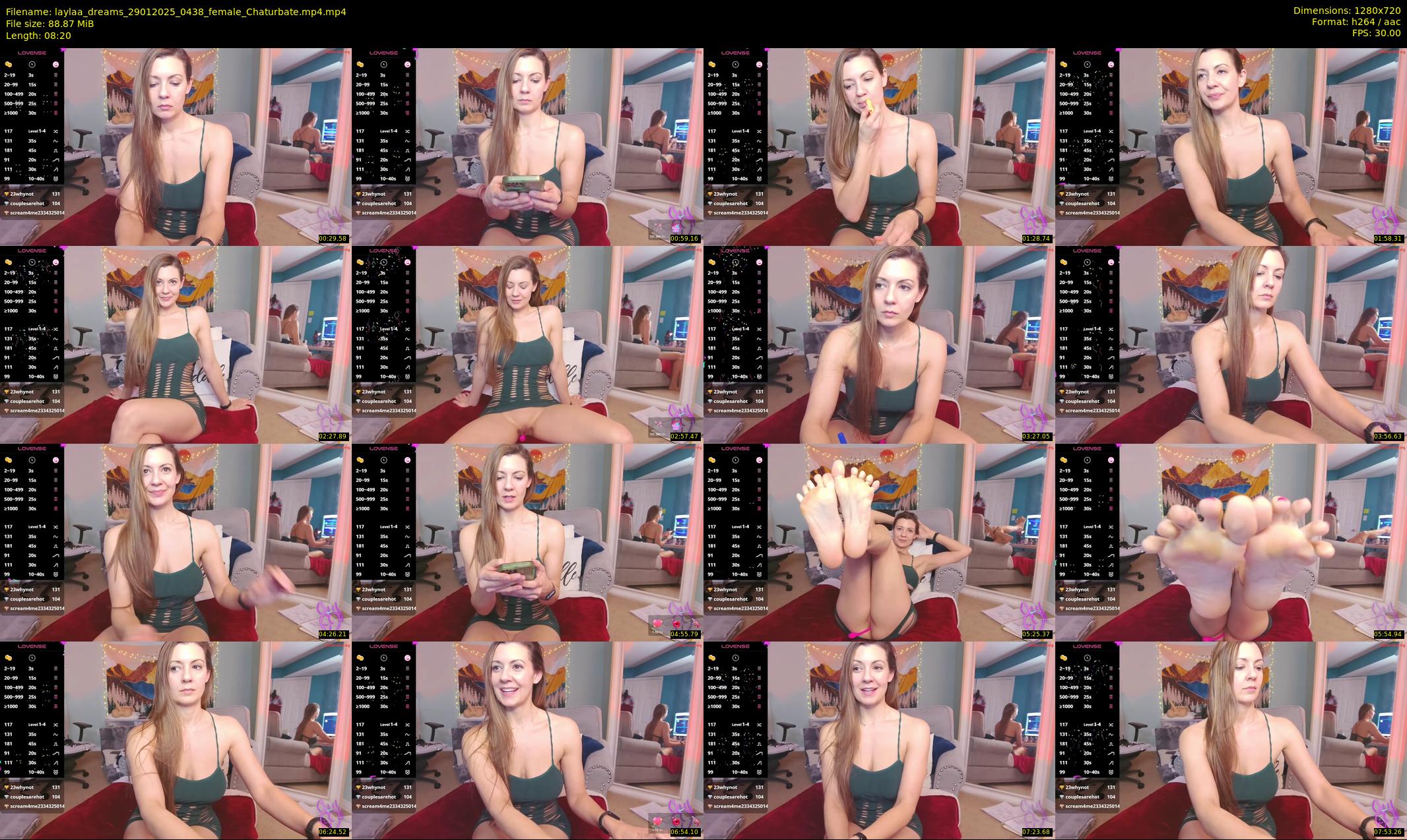 laylaa_dreams — 9 minute Chaturbate female cam show recording, 720p, Jan 29, 2025