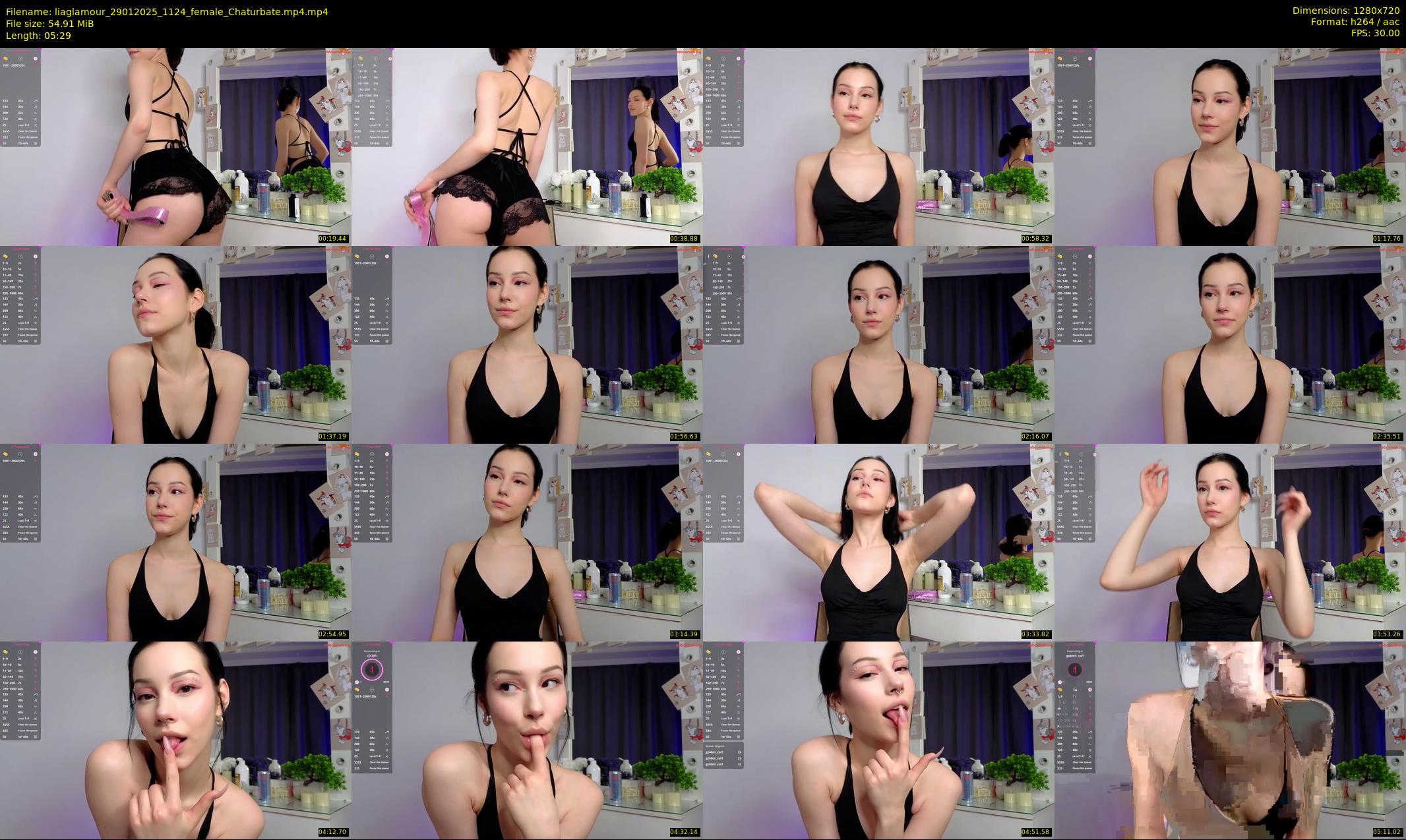 liaglamour — 6 minute Chaturbate female cam show recording, 720p, Jan 29, 2025