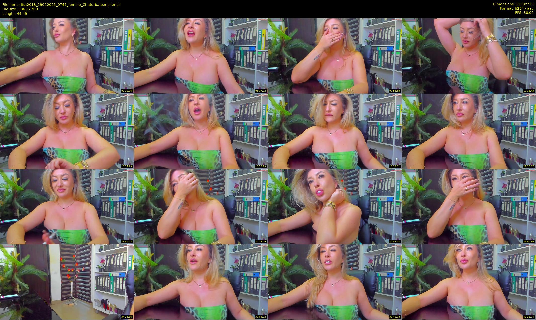 lisa2018 — 45 minute Chaturbate female cam show recording, 720p, Jan 29, 2025