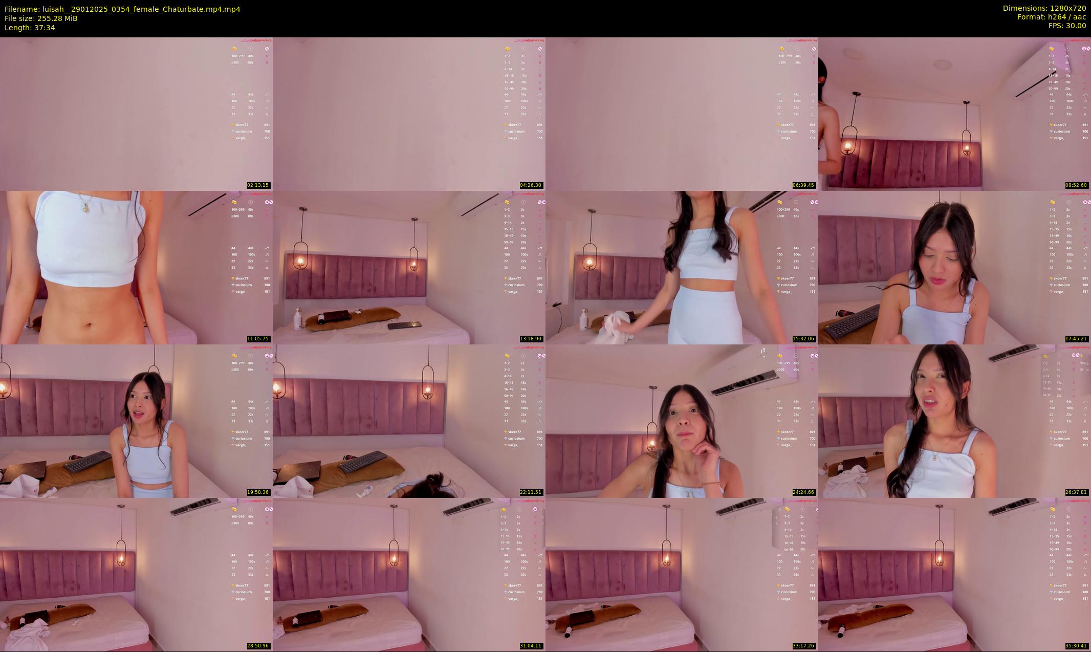 luisah_ — 38 minute Chaturbate female cam show recording, 720p, Jan 29, 2025