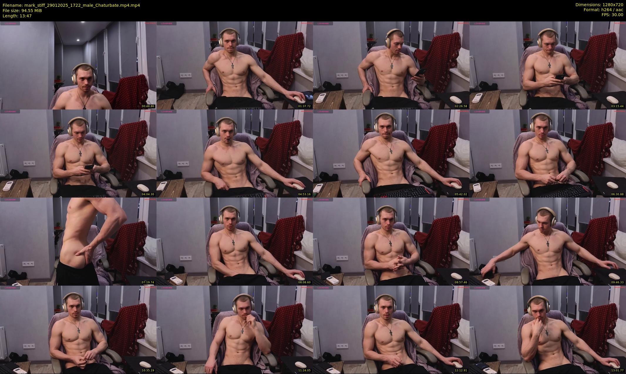 mark_stiff — 14 minute Chaturbate male cam show recording, 720p, Jan 29, 2025