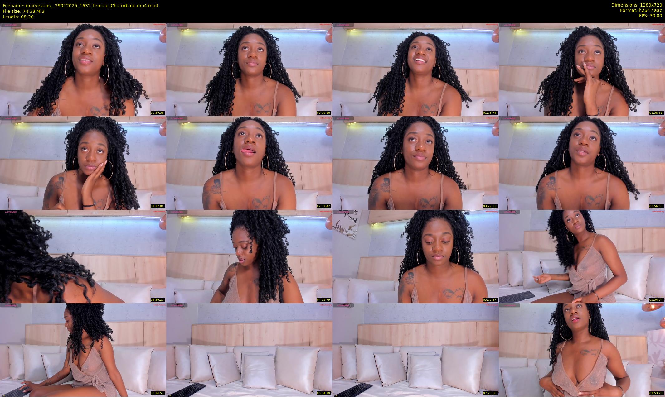 maryevans_ — 9 minute Chaturbate female cam show recording, 720p, Jan 29, 2025