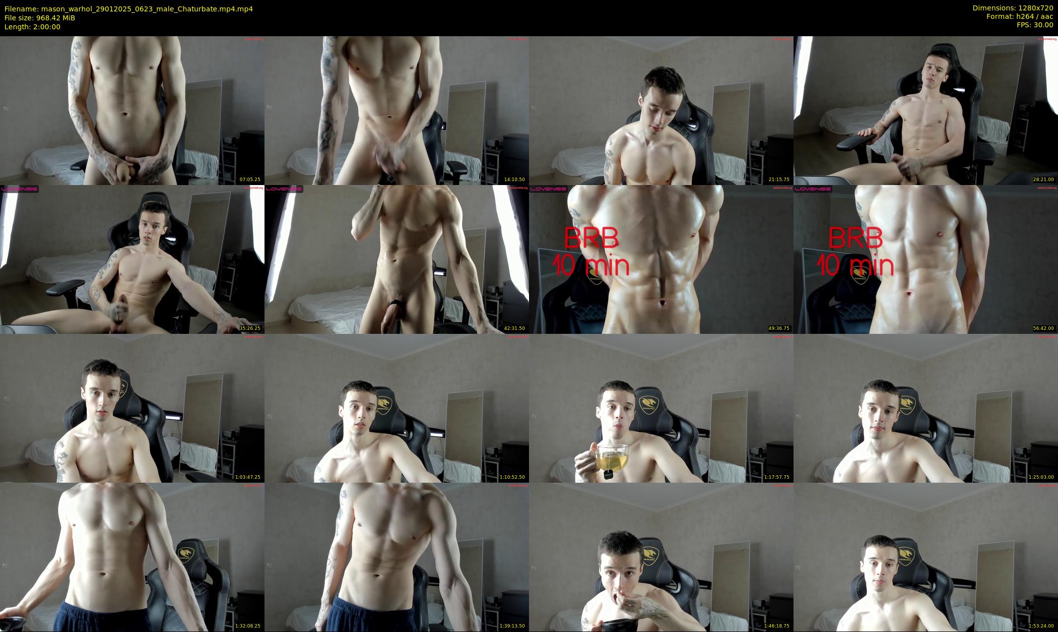 mason_warhol — 120 minute Chaturbate male cam show recording, 720p, Jan 29, 2025