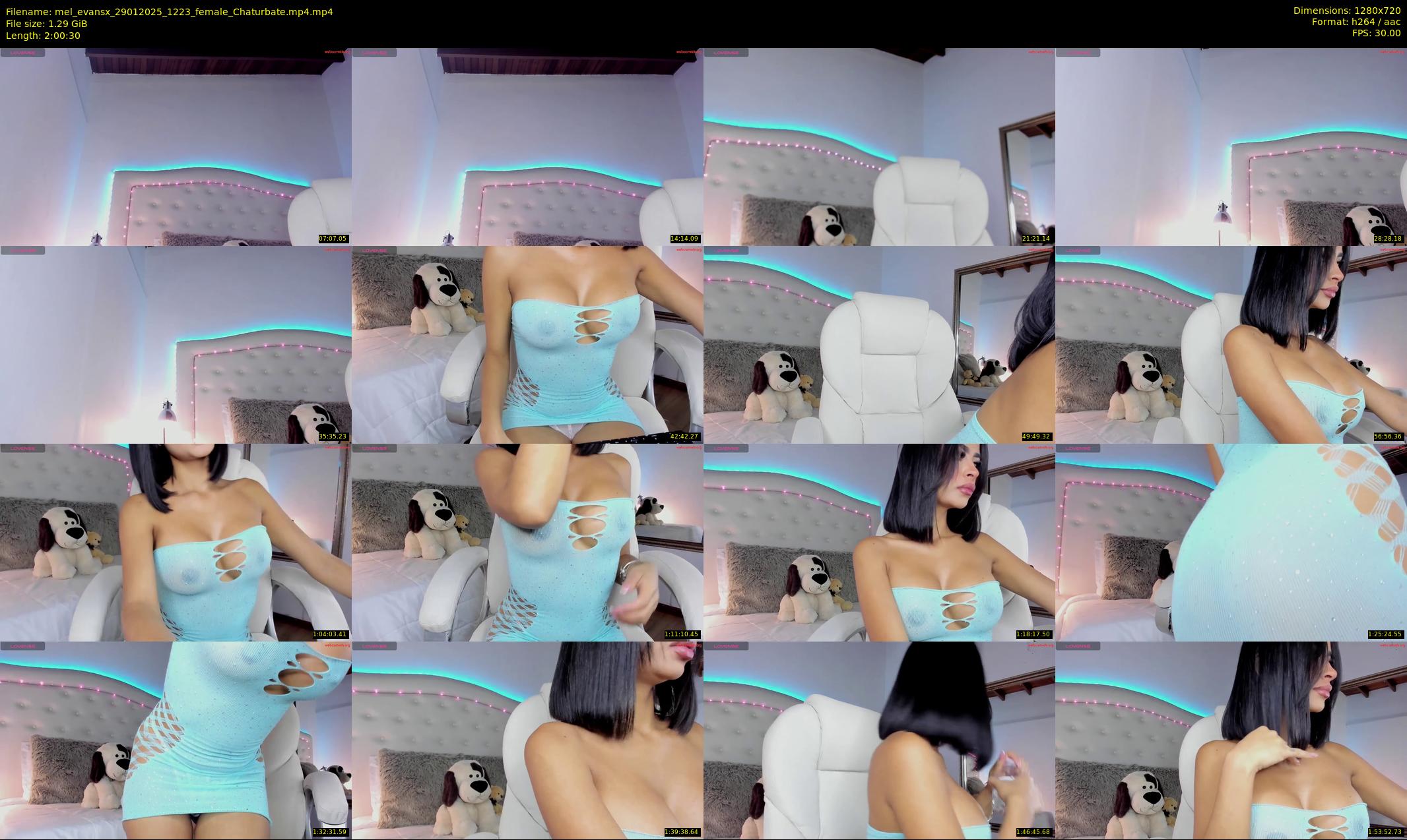 mel_evansx — 121 minute Chaturbate female cam show recording, 720p, Jan 29, 2025