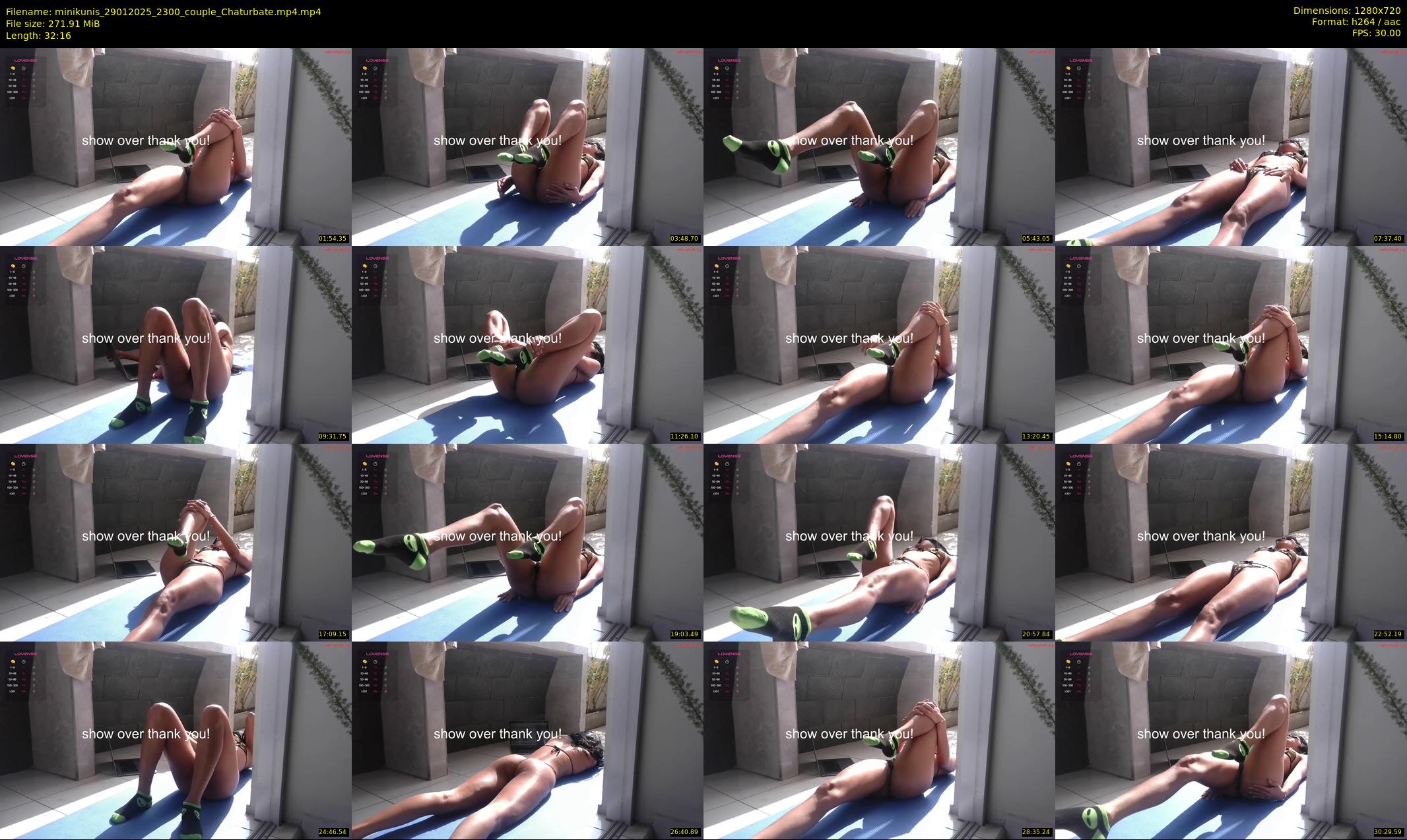 minikunis — 33 minute Chaturbate couple cam show recording, 720p, Jan 29, 2025