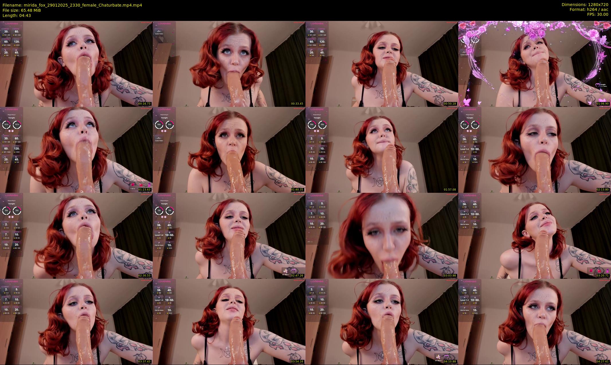 mirida_fox — 5 minute Chaturbate female cam show recording, 720p, Jan 29, 2025