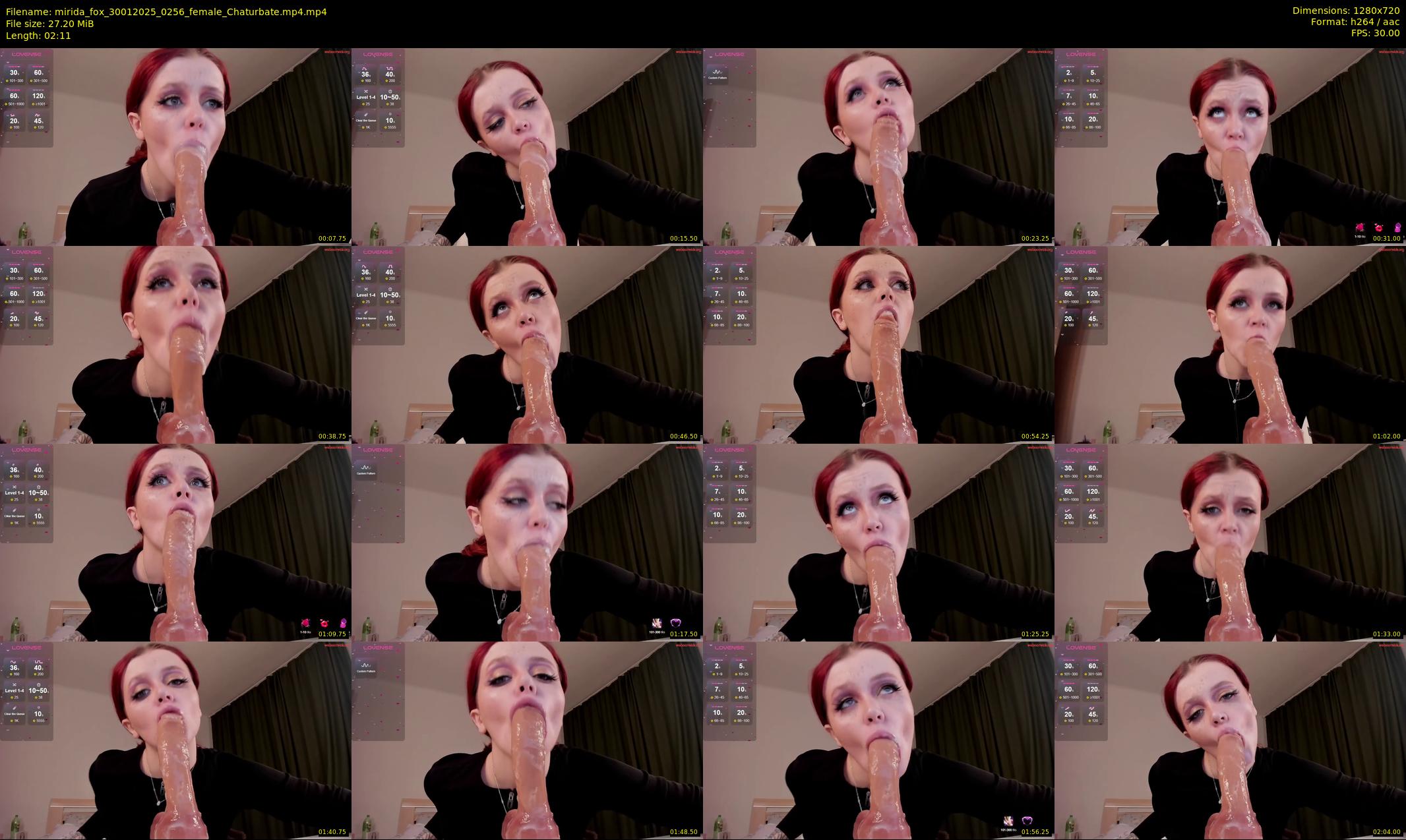 mirida_fox — 3 minute Chaturbate female cam show recording, 720p, Jan 30, 2025
