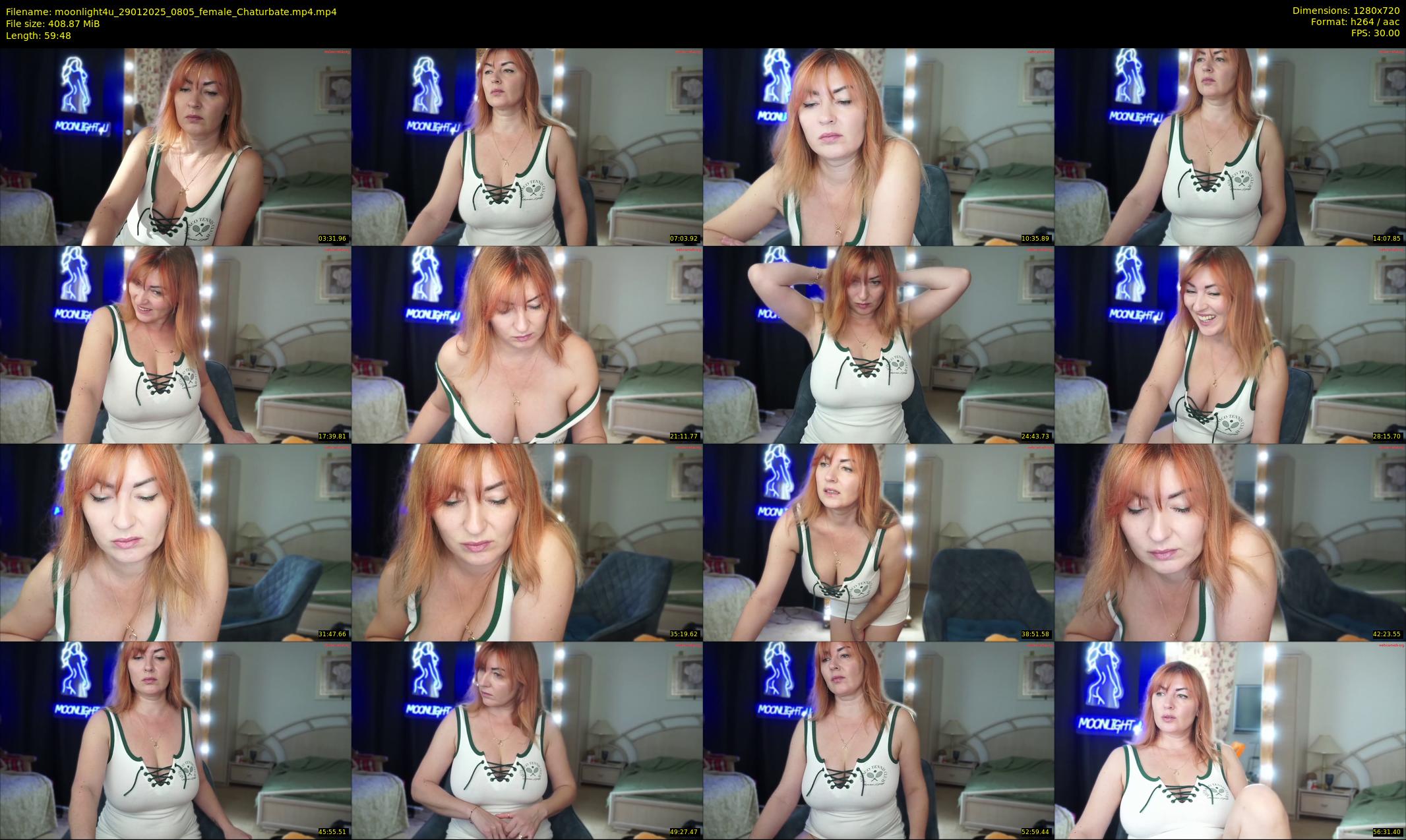 moonlight4u — 60 minute Chaturbate female cam show recording, 720p, Jan 29, 2025