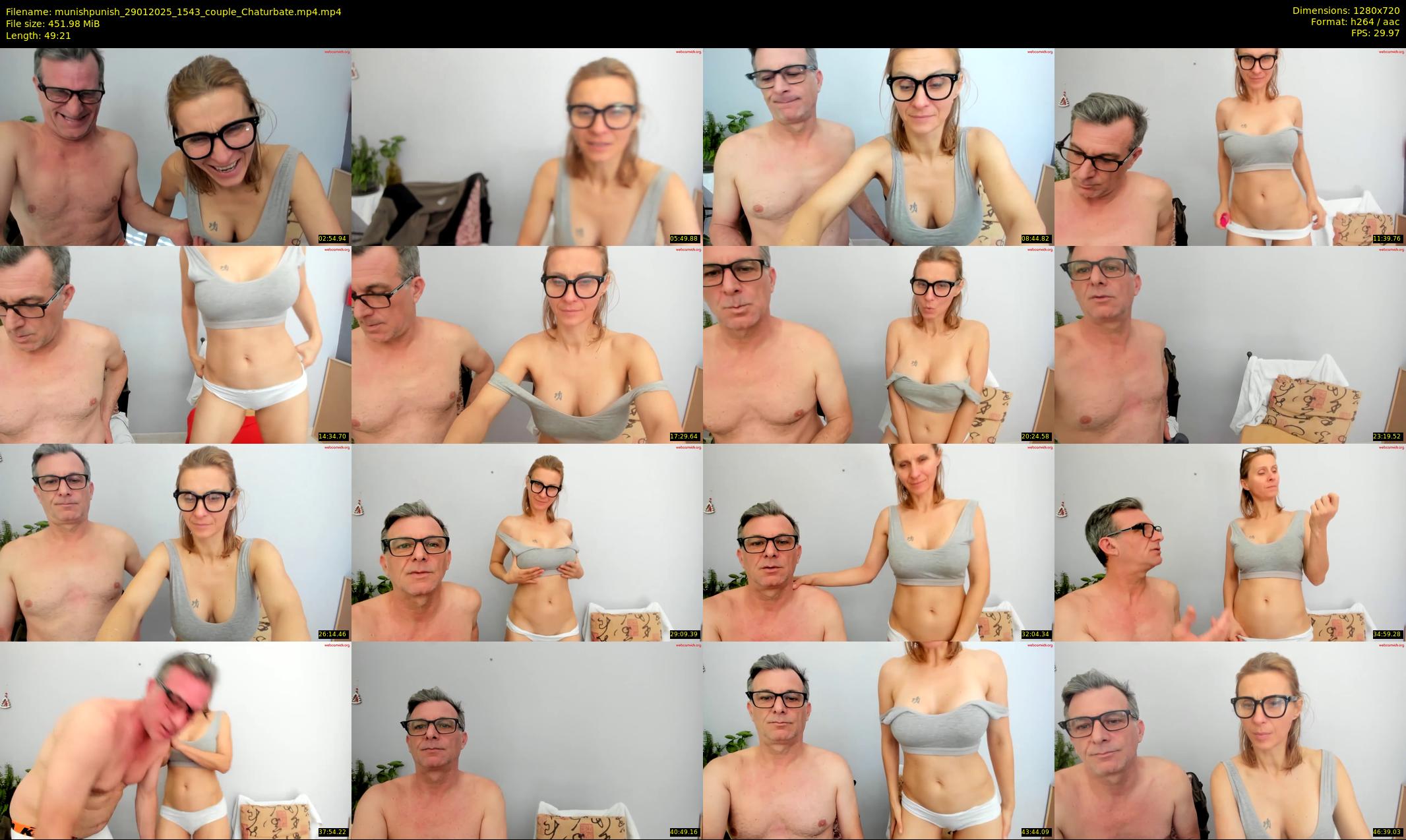 munishpunish — 50 minute Chaturbate couple cam show recording, 720p, Jan 29, 2025