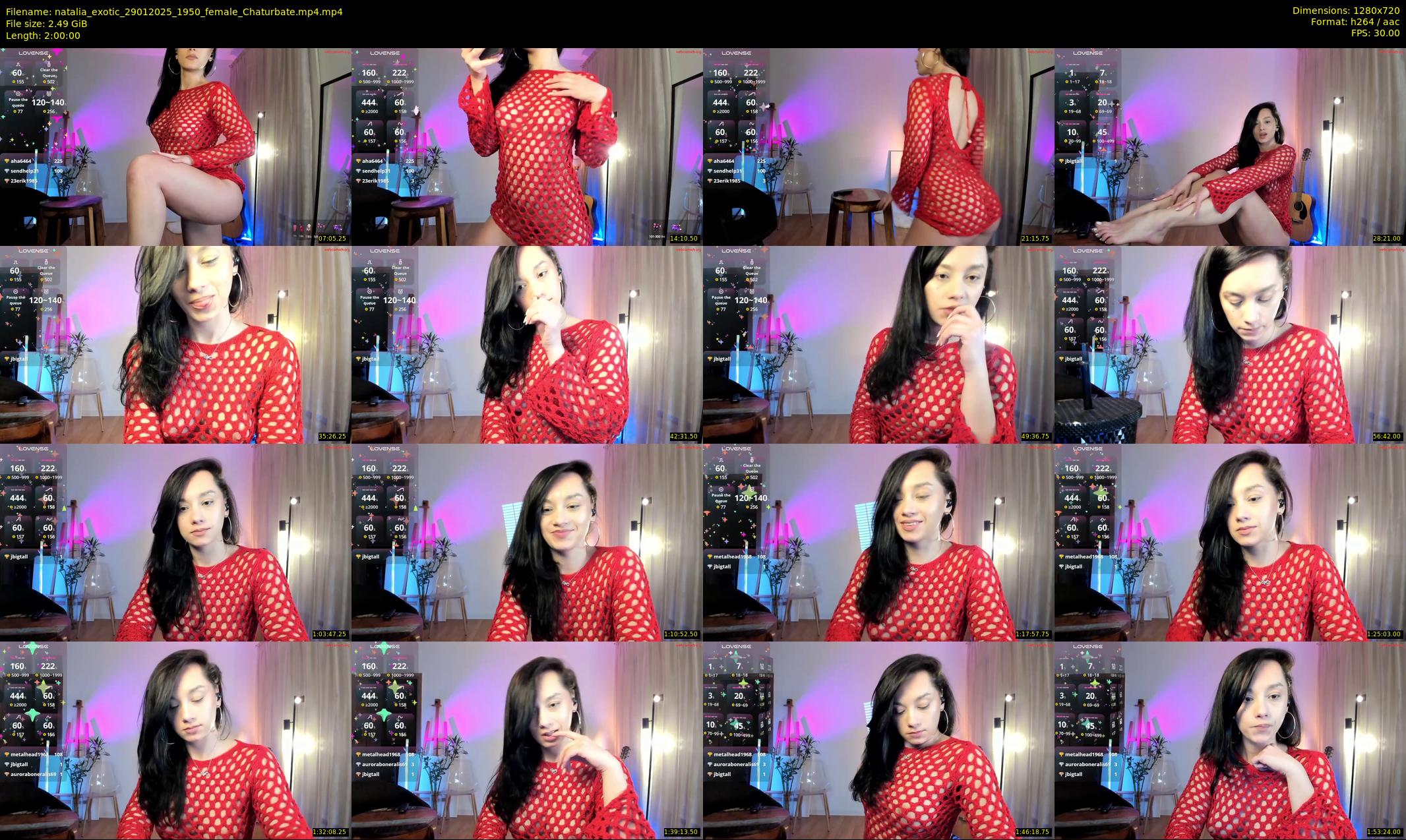 natalia_exotic — 120 minute Chaturbate female cam show recording, 720p, Jan 29, 2025