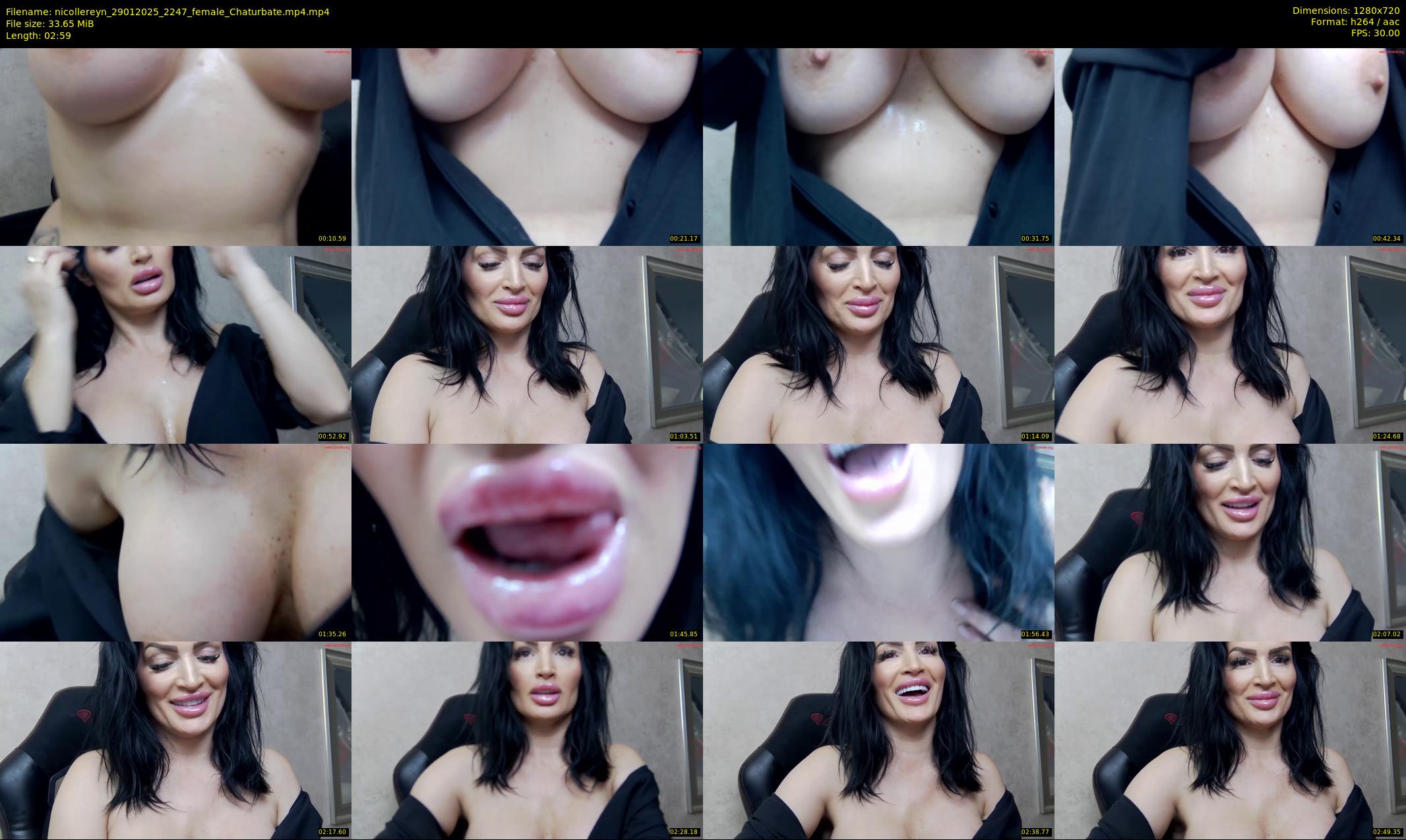 nicollereyn — 3 minute Chaturbate female cam show recording, 720p, Jan 29, 2025
