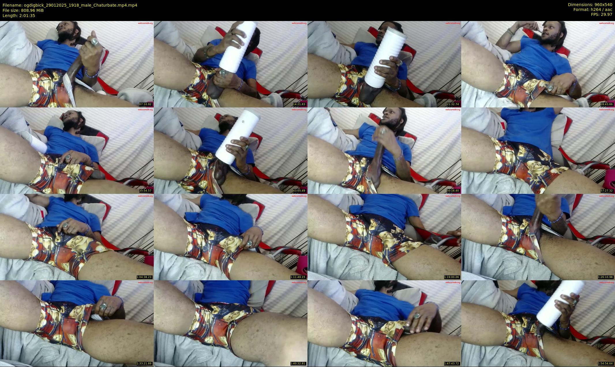 ogdigbick — 122 minute Chaturbate male cam show recording, 480p, Jan 29, 2025