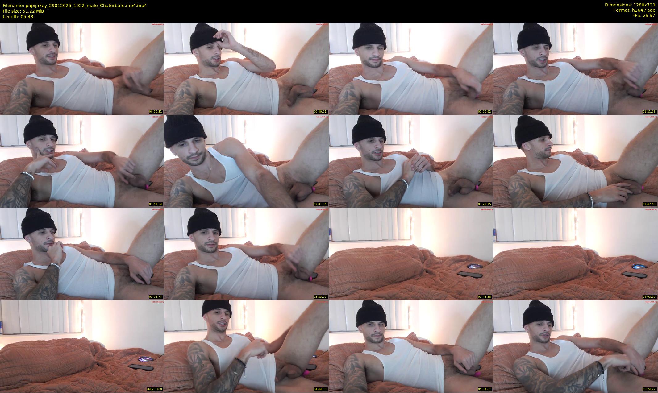 papijakey — 6 minute Chaturbate male cam show recording, 720p, Jan 29, 2025