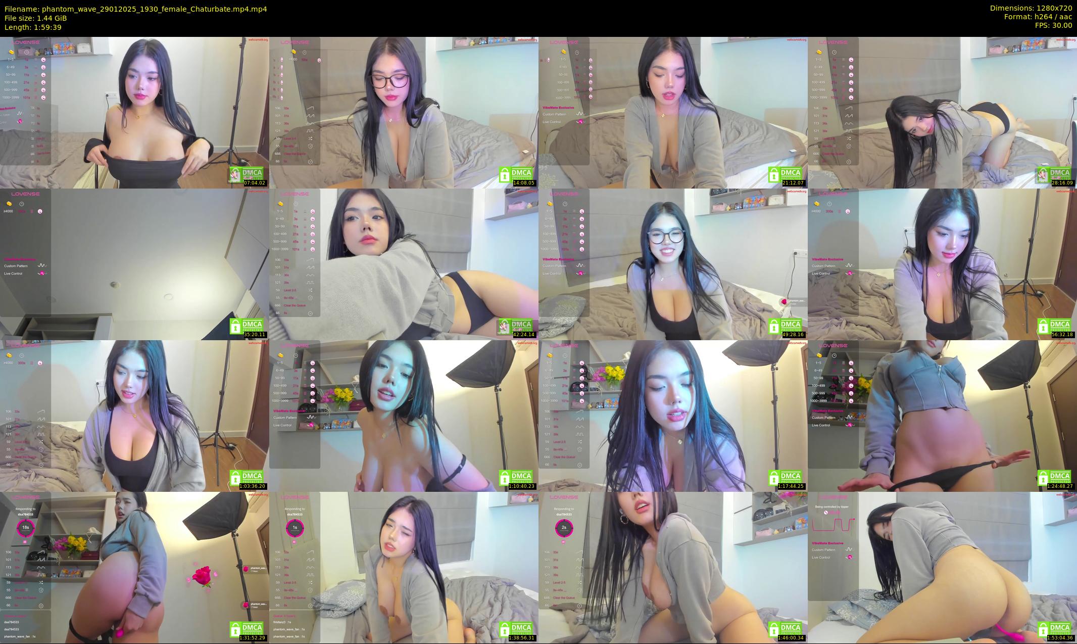 phantom_wave — 120 minute Chaturbate female cam show recording, 720p, Jan 29, 2025