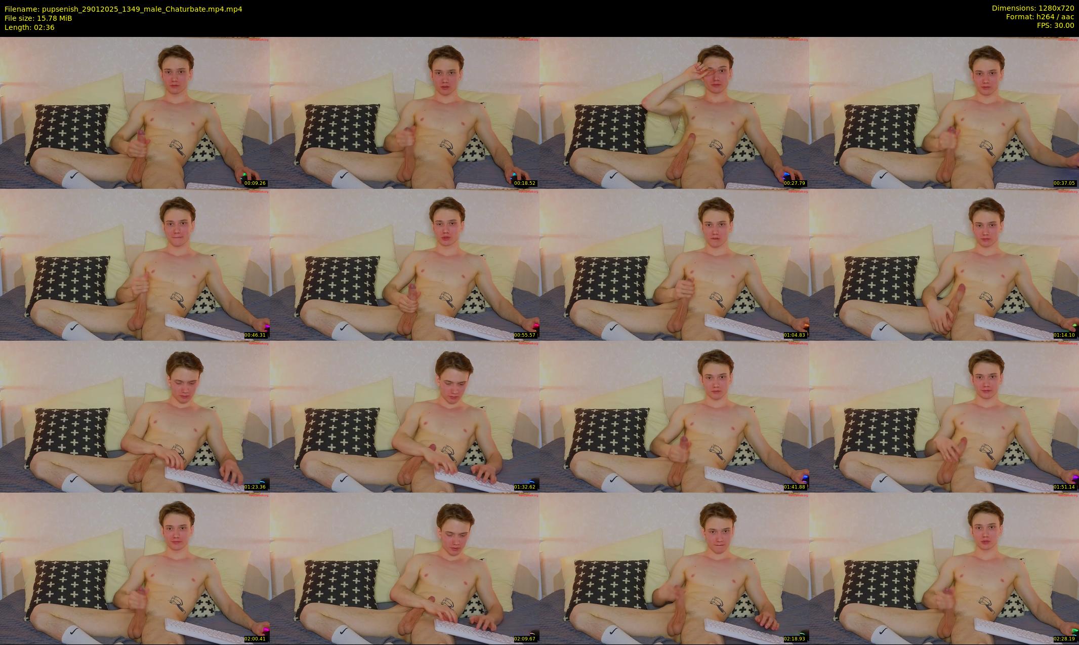 pupsenish — 3 minute Chaturbate male cam show recording, 720p, Jan 29, 2025