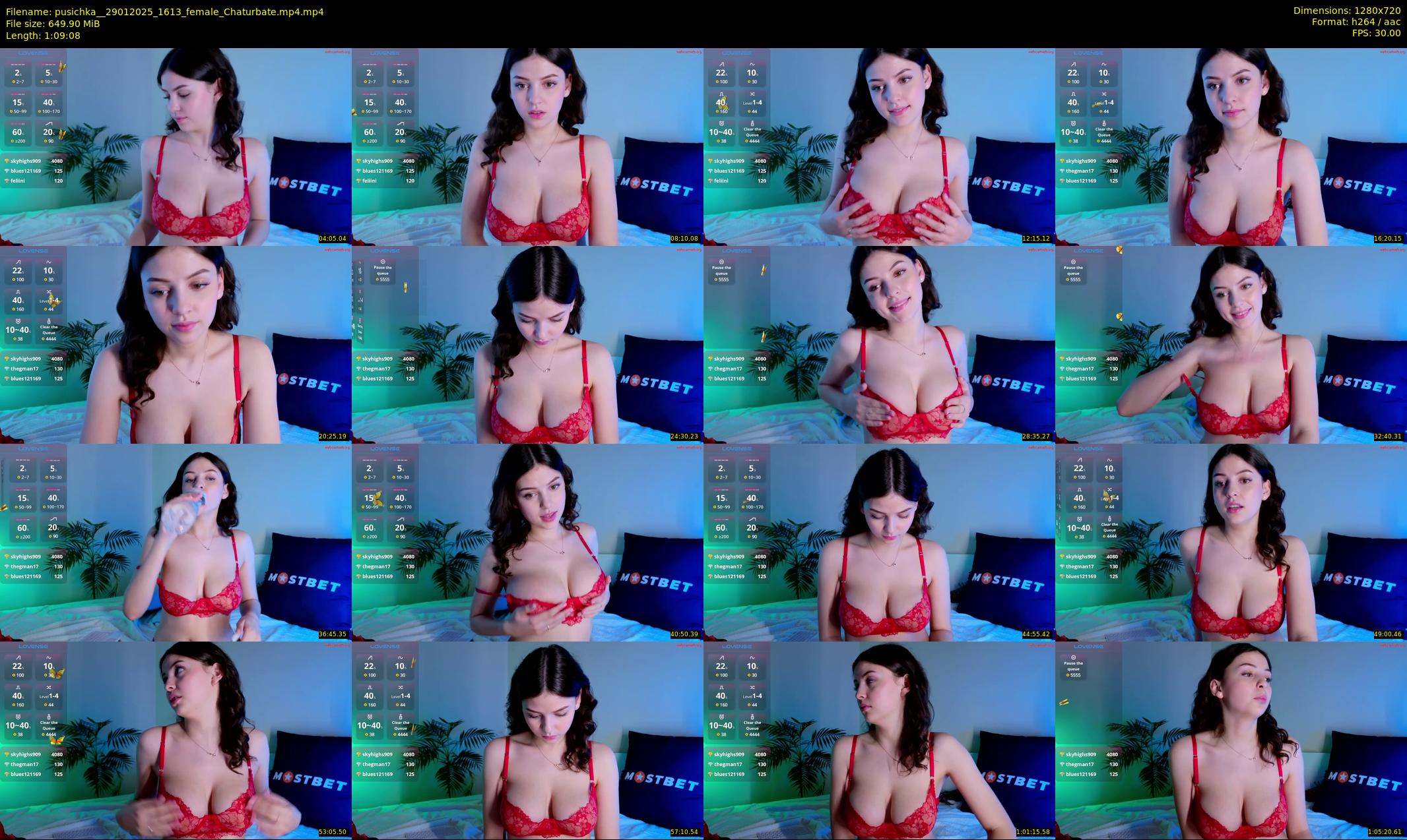 pusichka_ — 70 minute Chaturbate female cam show recording, 720p, Jan 29, 2025