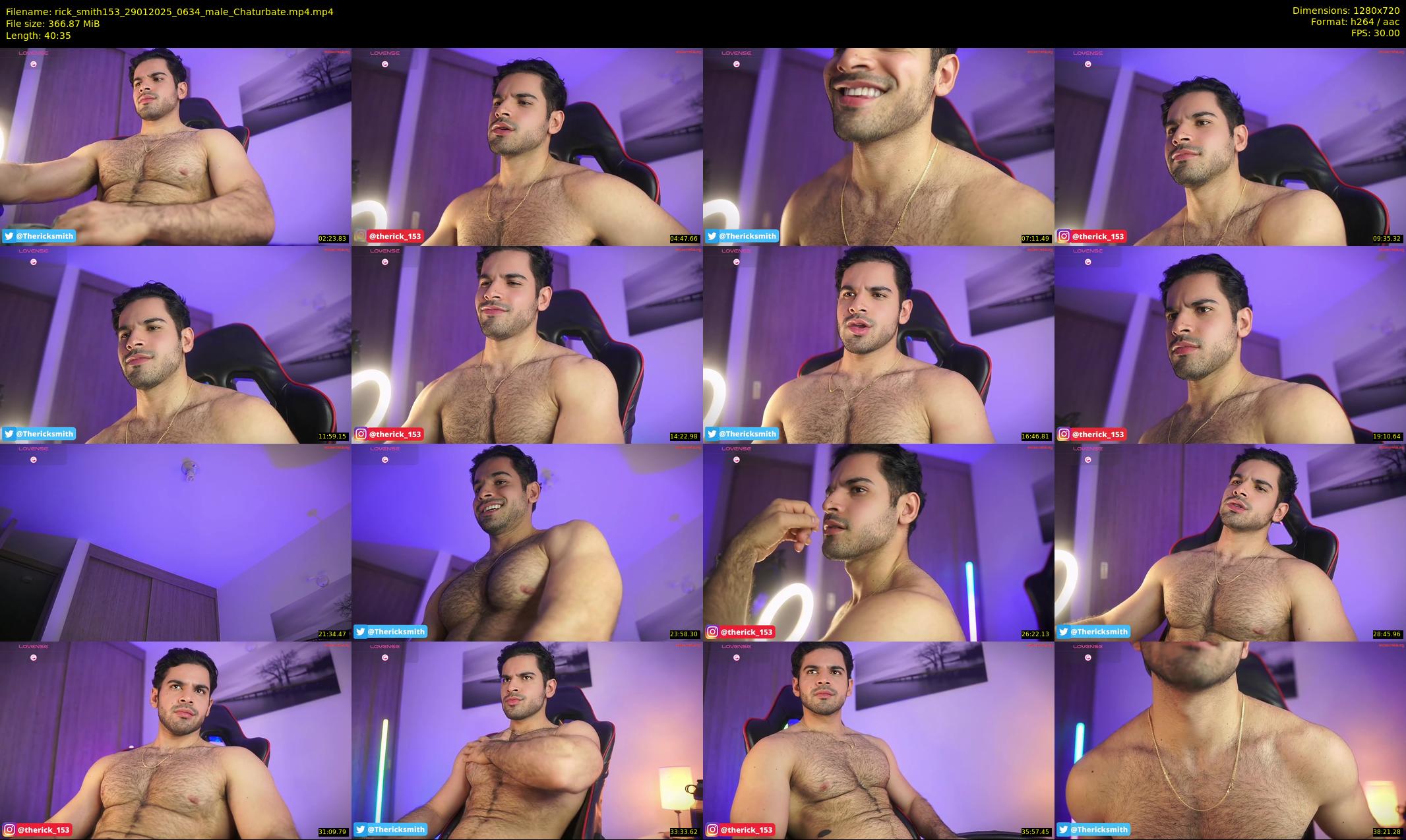 rick_smith153 — 41 minute Chaturbate male cam show recording, 720p, Jan 29, 2025