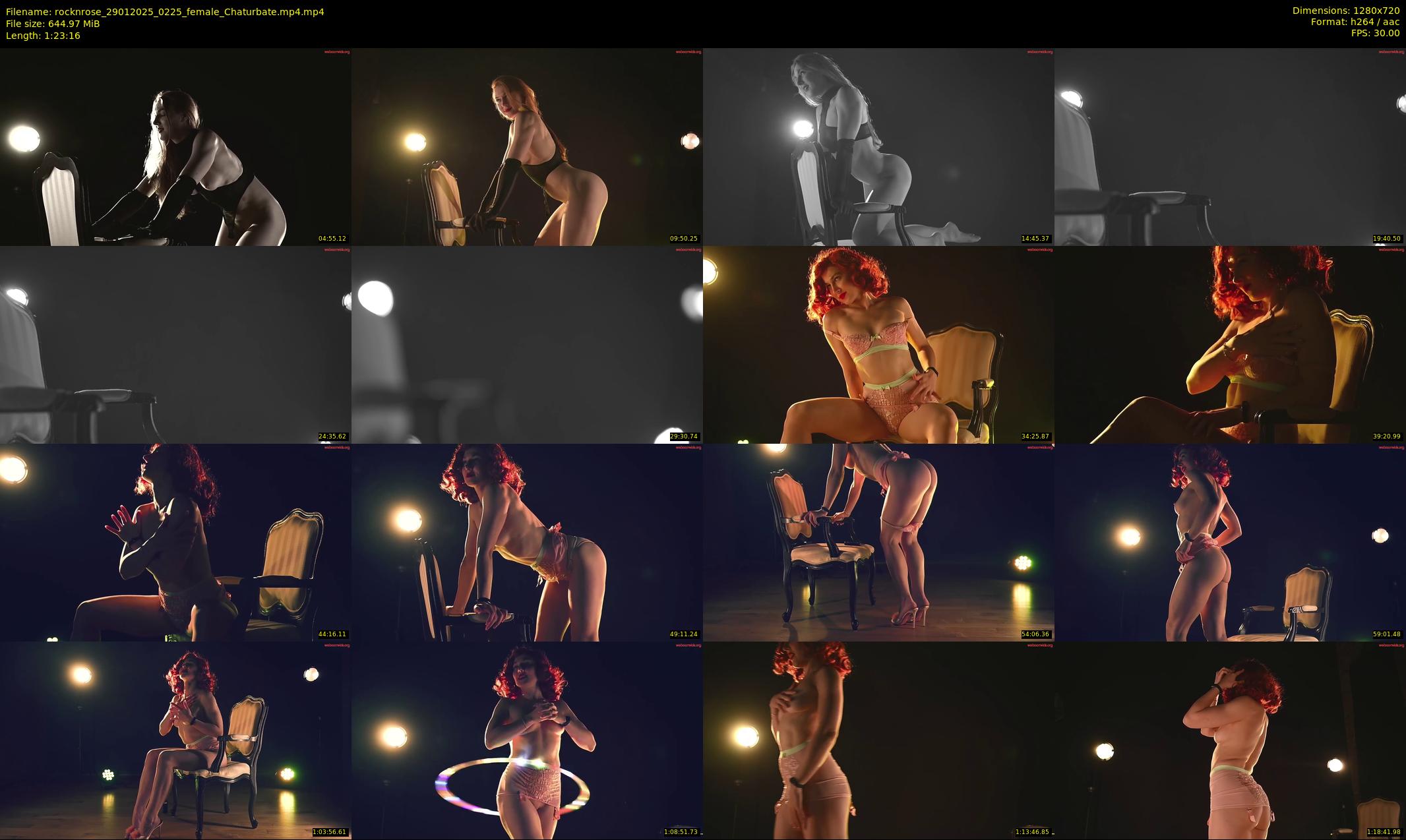 rocknrose — 84 minute Chaturbate female cam show recording, 720p, Jan 29, 2025