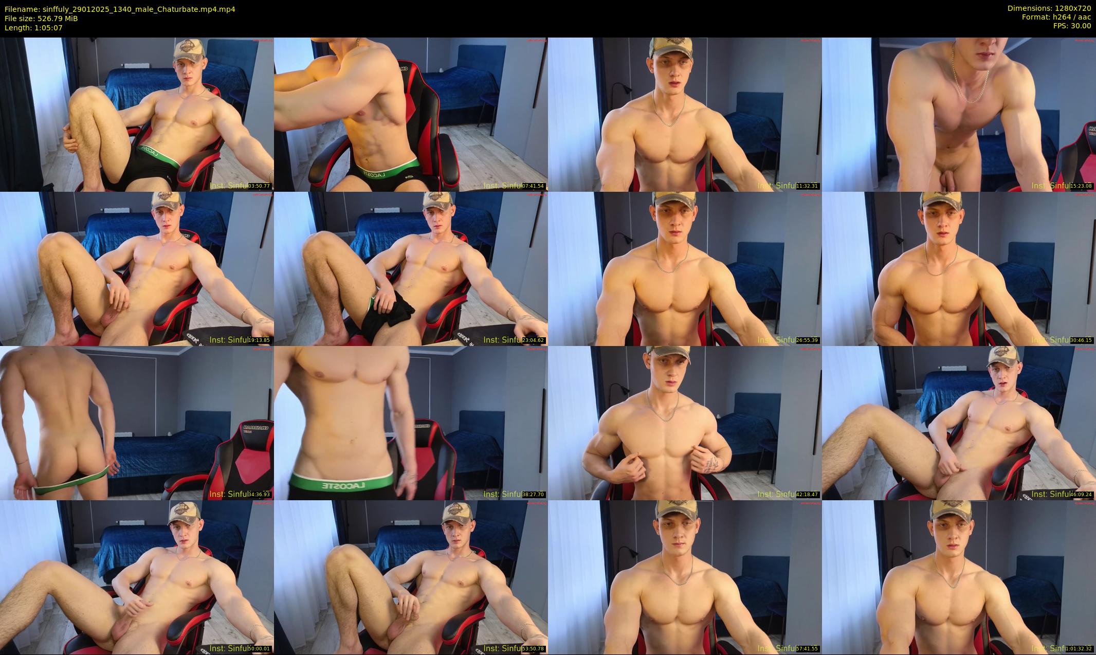 sinffuly — 66 minute Chaturbate male cam show recording, 720p, Jan 29, 2025